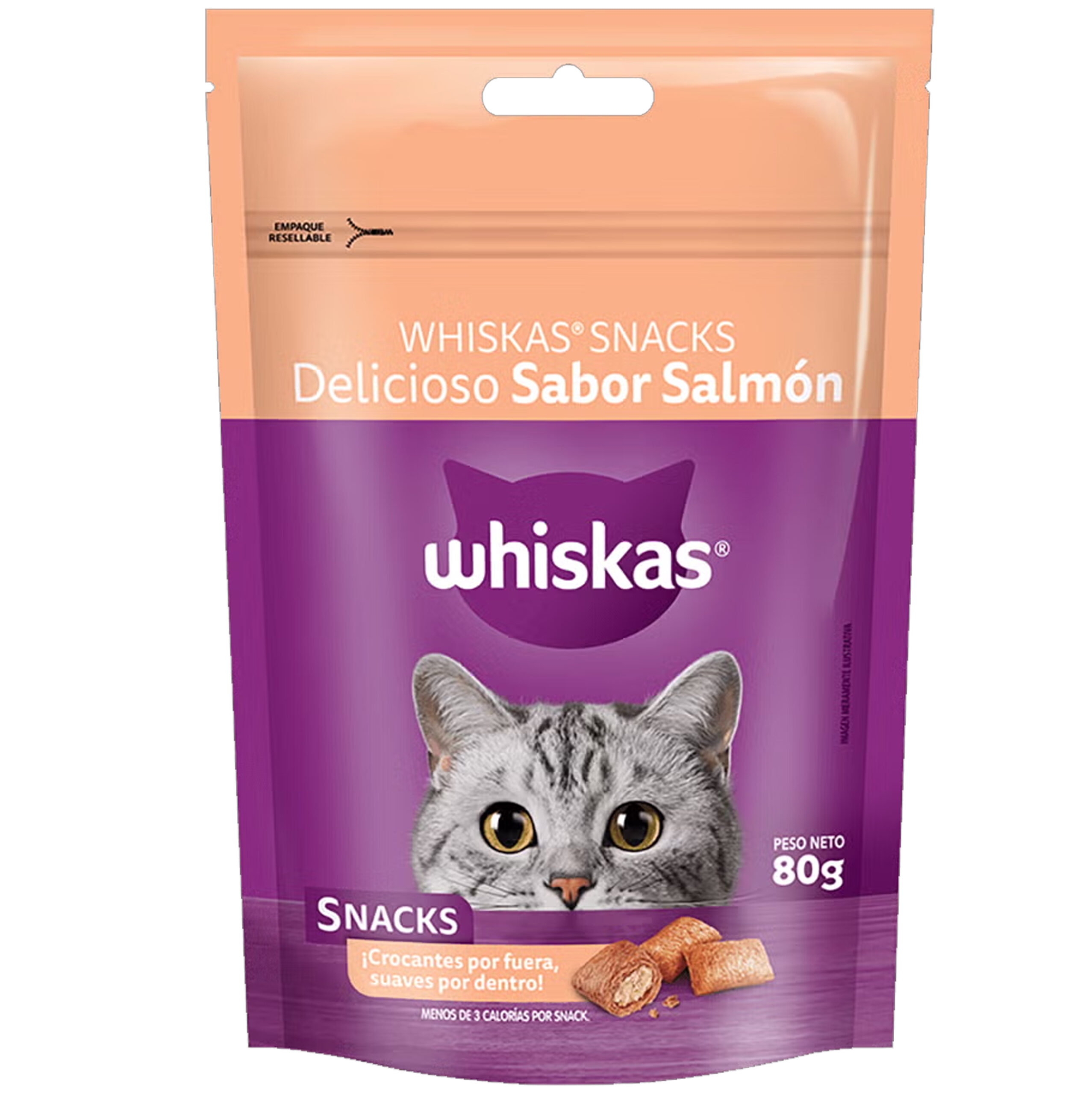 Whiskas Snacks Sabor Salmón 80g