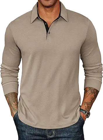 Men's Long Sleeve Polo Shirt