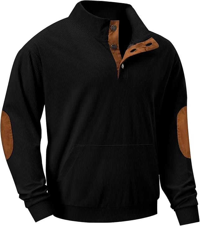 Men's Corduroy Pullover Jacket