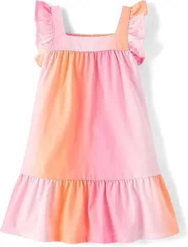 Girls' Ombre Ruffle Dress