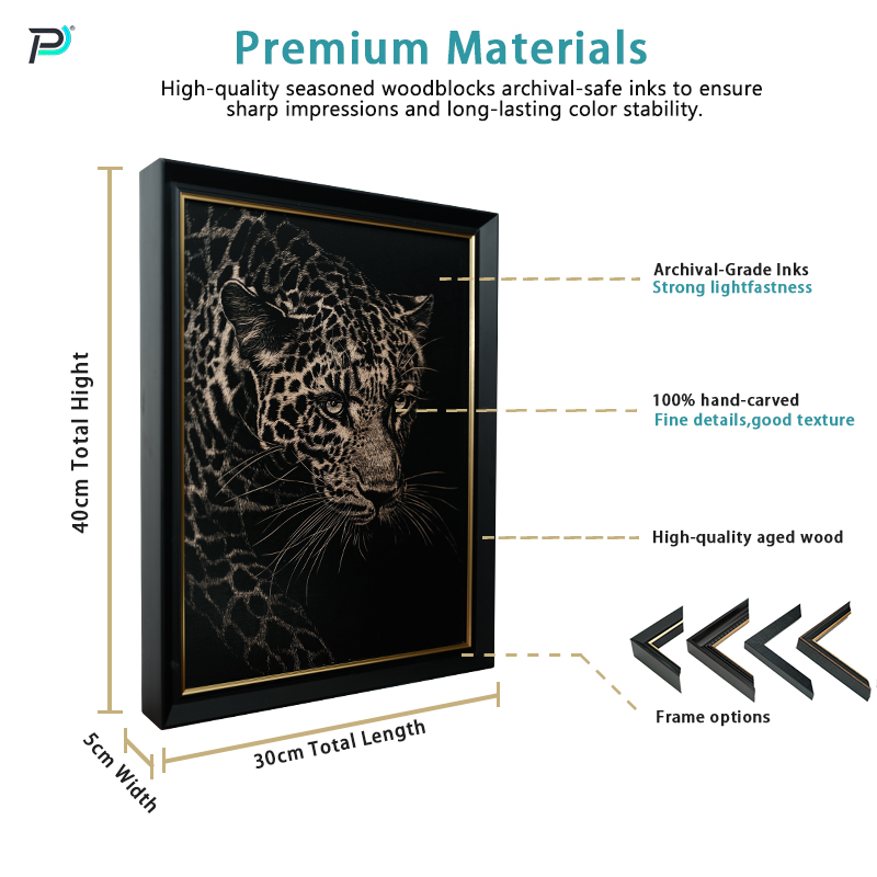 Leopard Portrait Wall Art