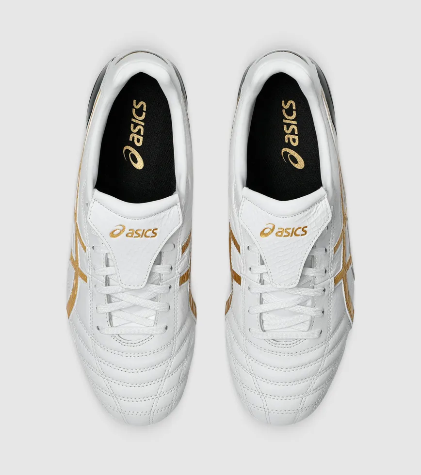 Asics lethal testimonial white and gold