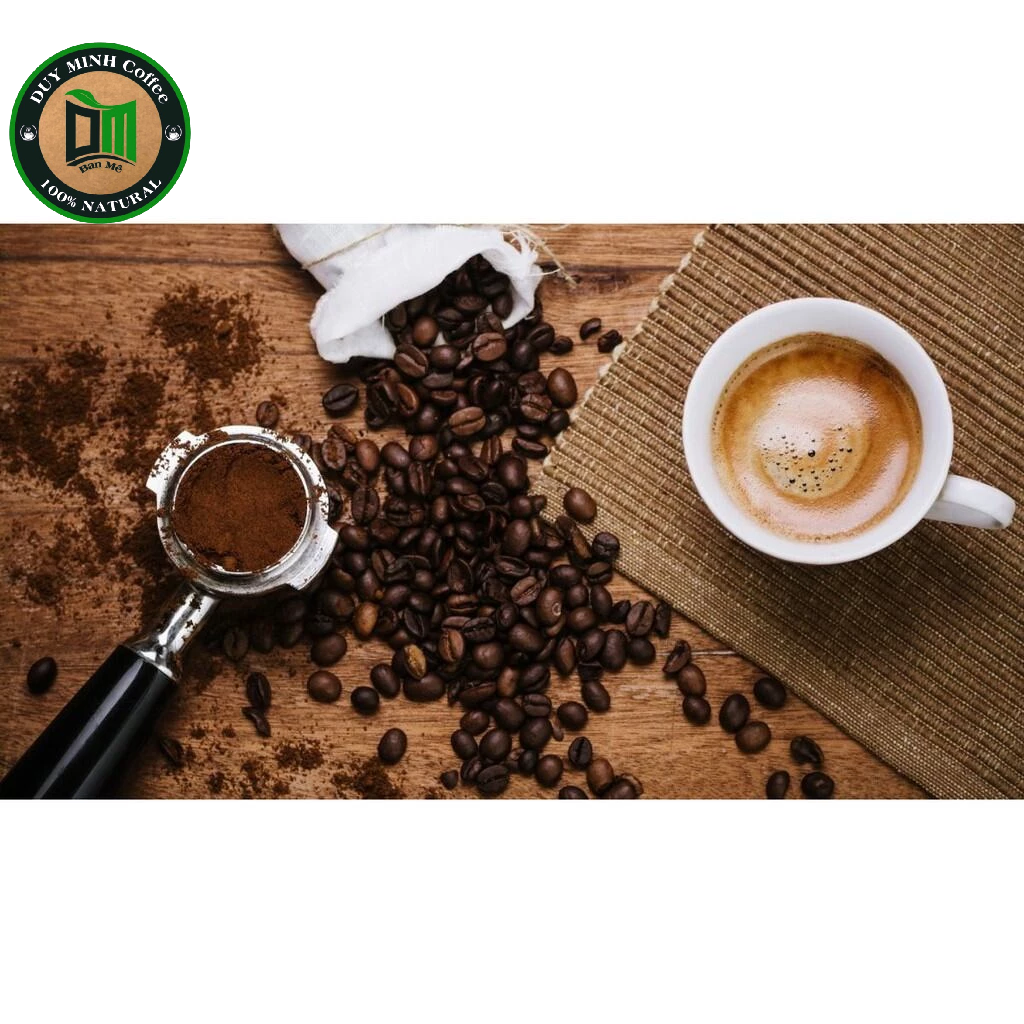 Cà Phê Hạt Robusta Nguyên Chất Rang Mộc organic coffee 1kg