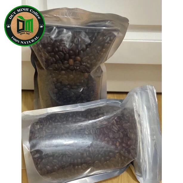 Cà Phê Hạt Robusta Nguyên Chất Rang Mộc organic coffee 1kg