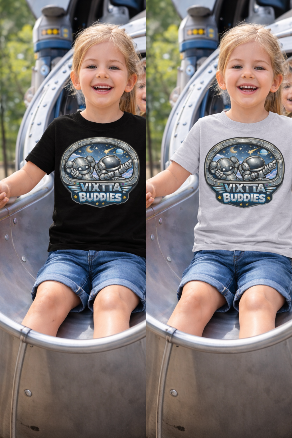 Camiseta Infantil Astronautas