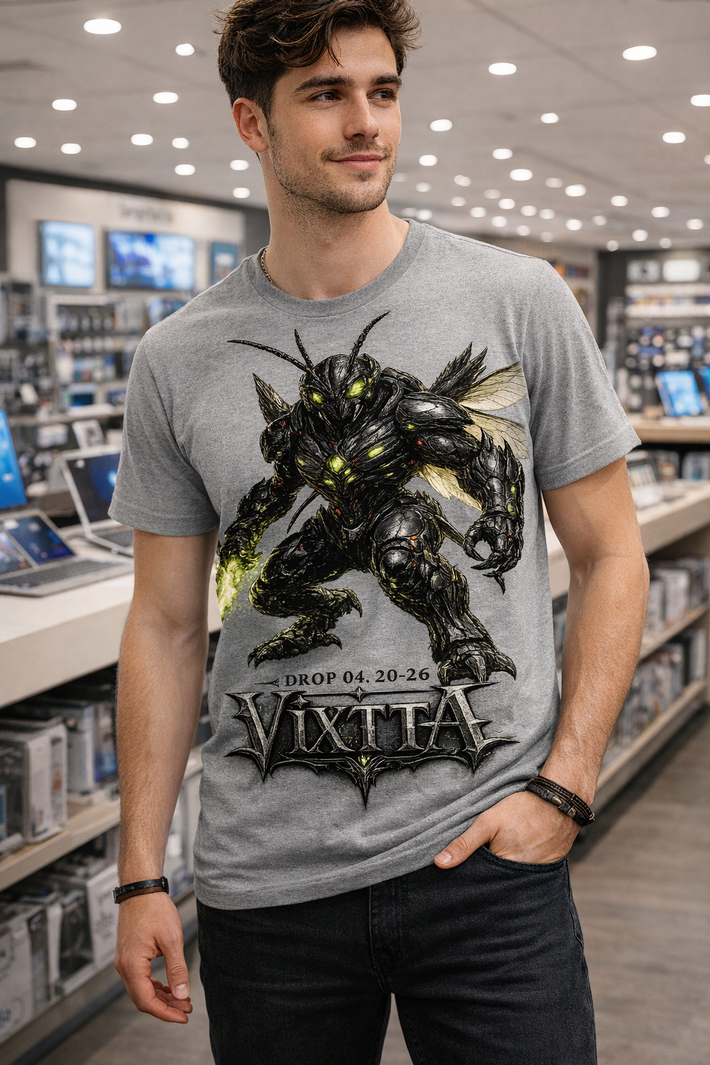 Camiseta Vixtta Robot