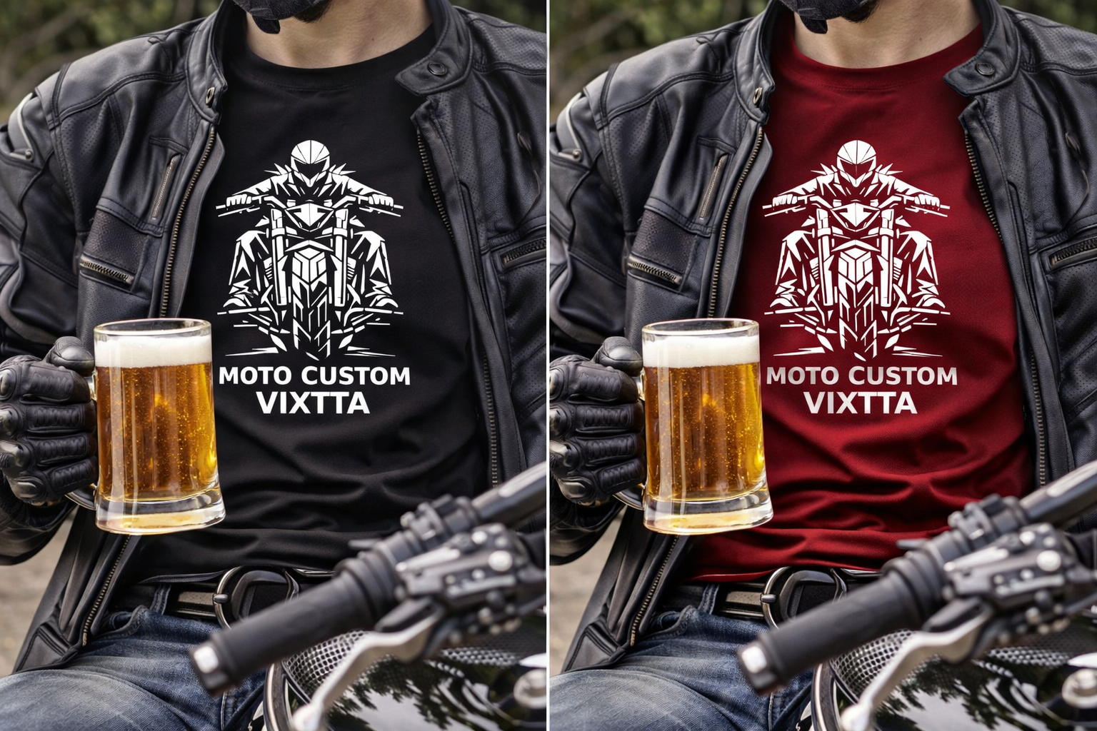 Camiseta Moto Custom VIXTTA
