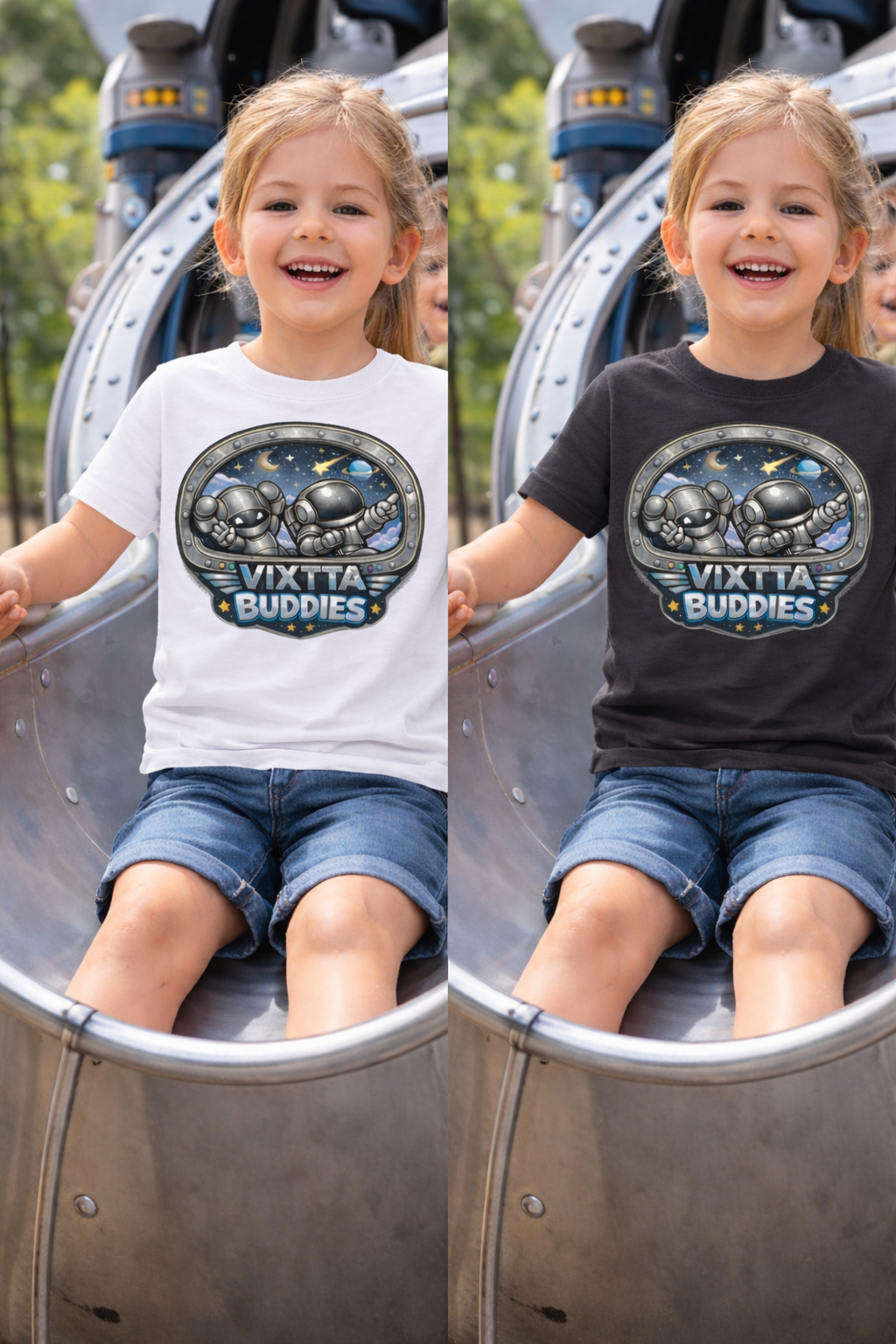 Camiseta Infantil Astronautas