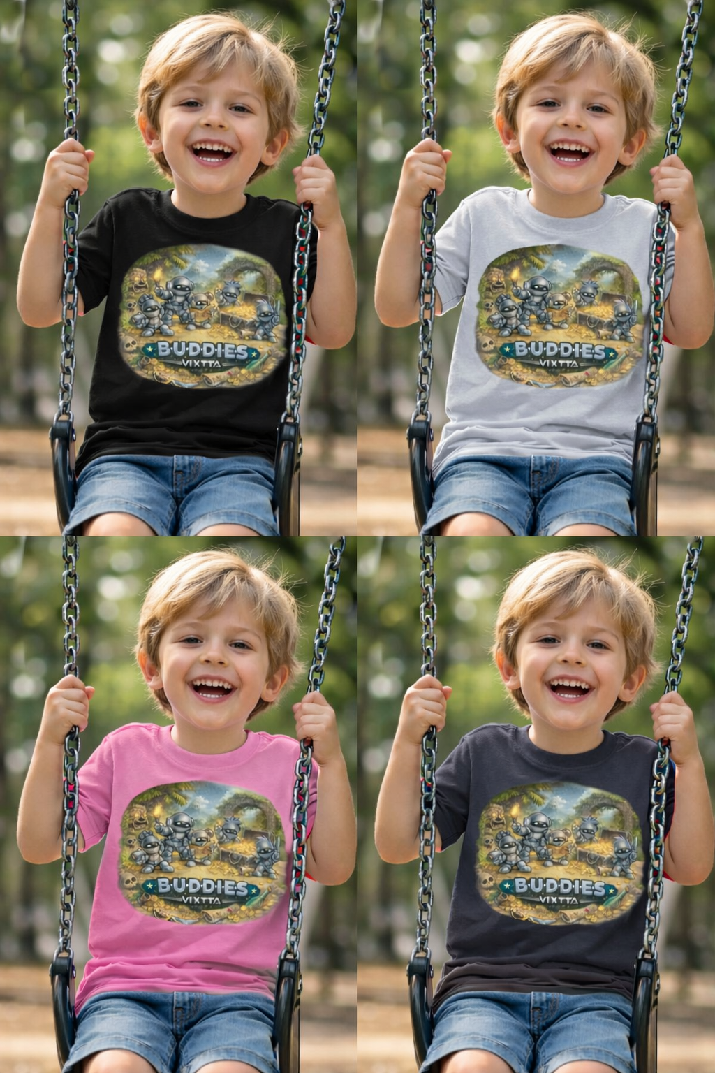 Camiseta infantil Buddies VIXTTA