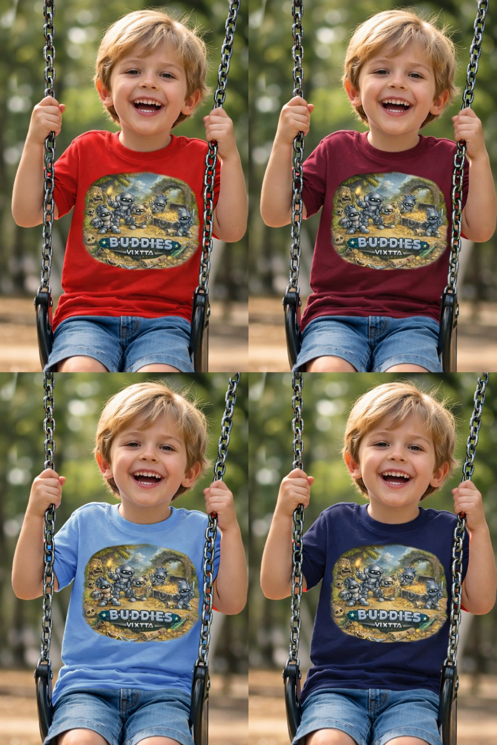 Camiseta infantil Buddies VIXTTA