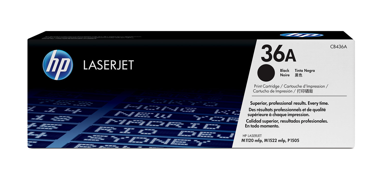 HP 36A Black Original LaserJet Toner 