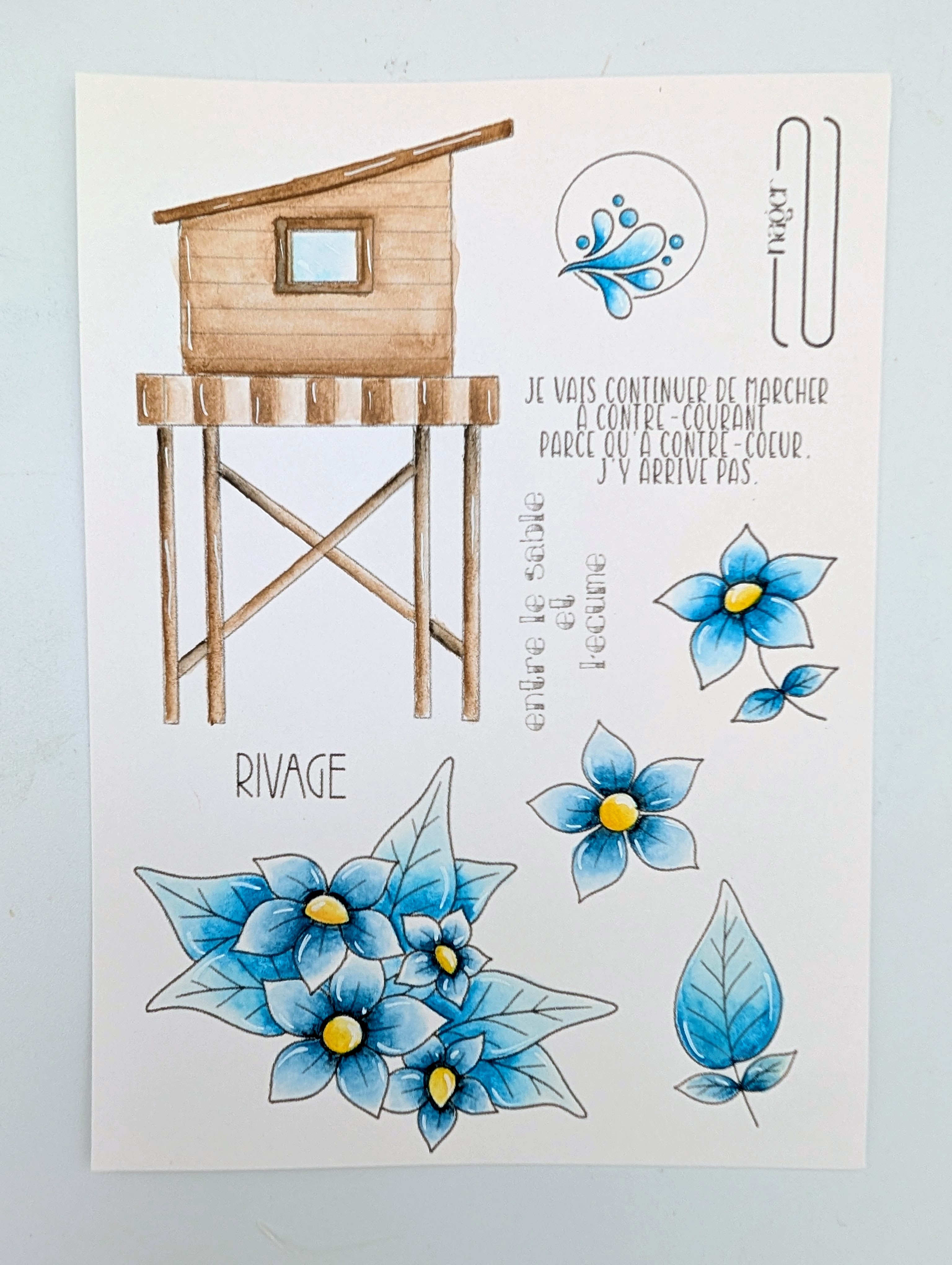 Planche de tampons SOLANUM