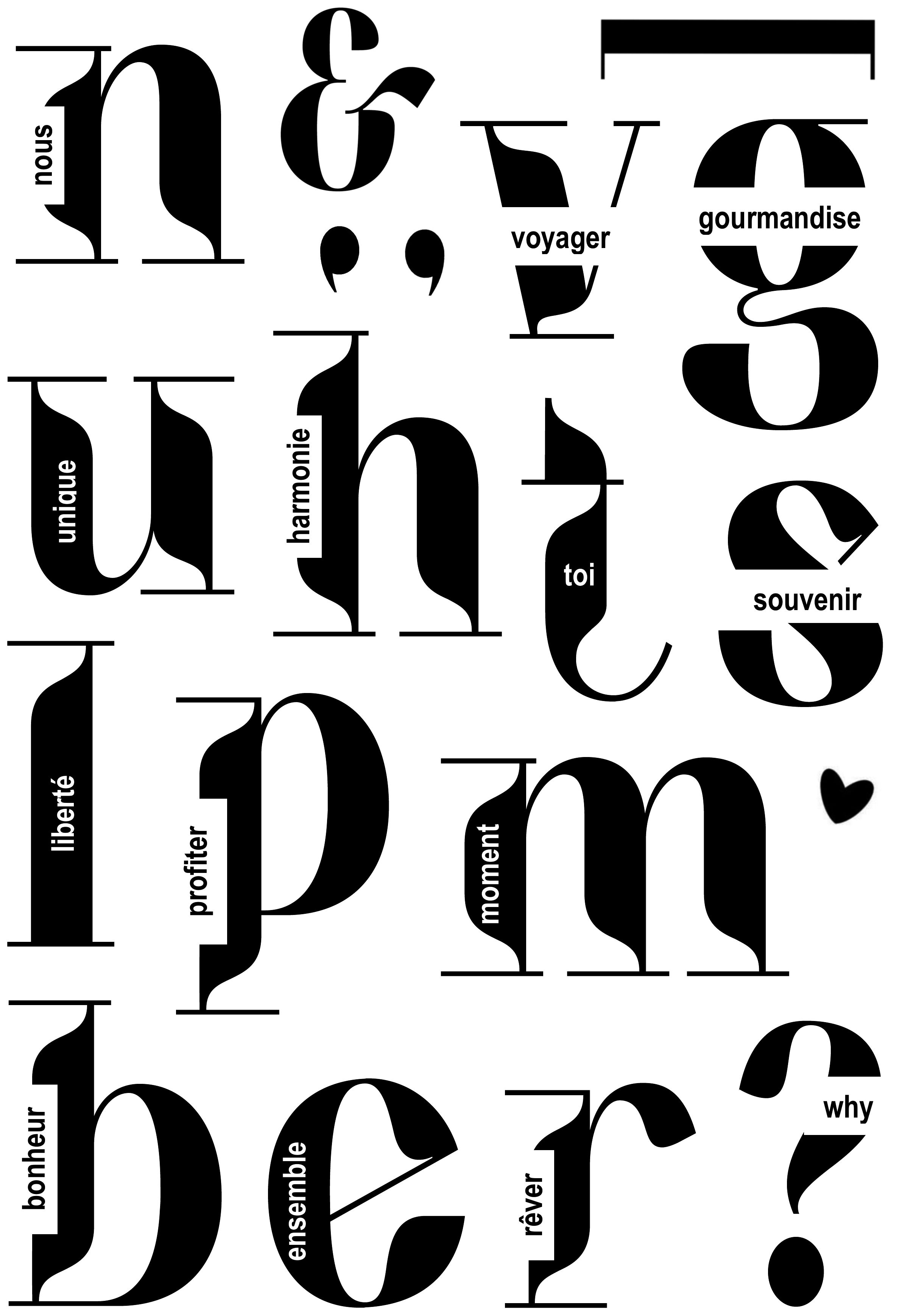 Planche de tampons MOTS1