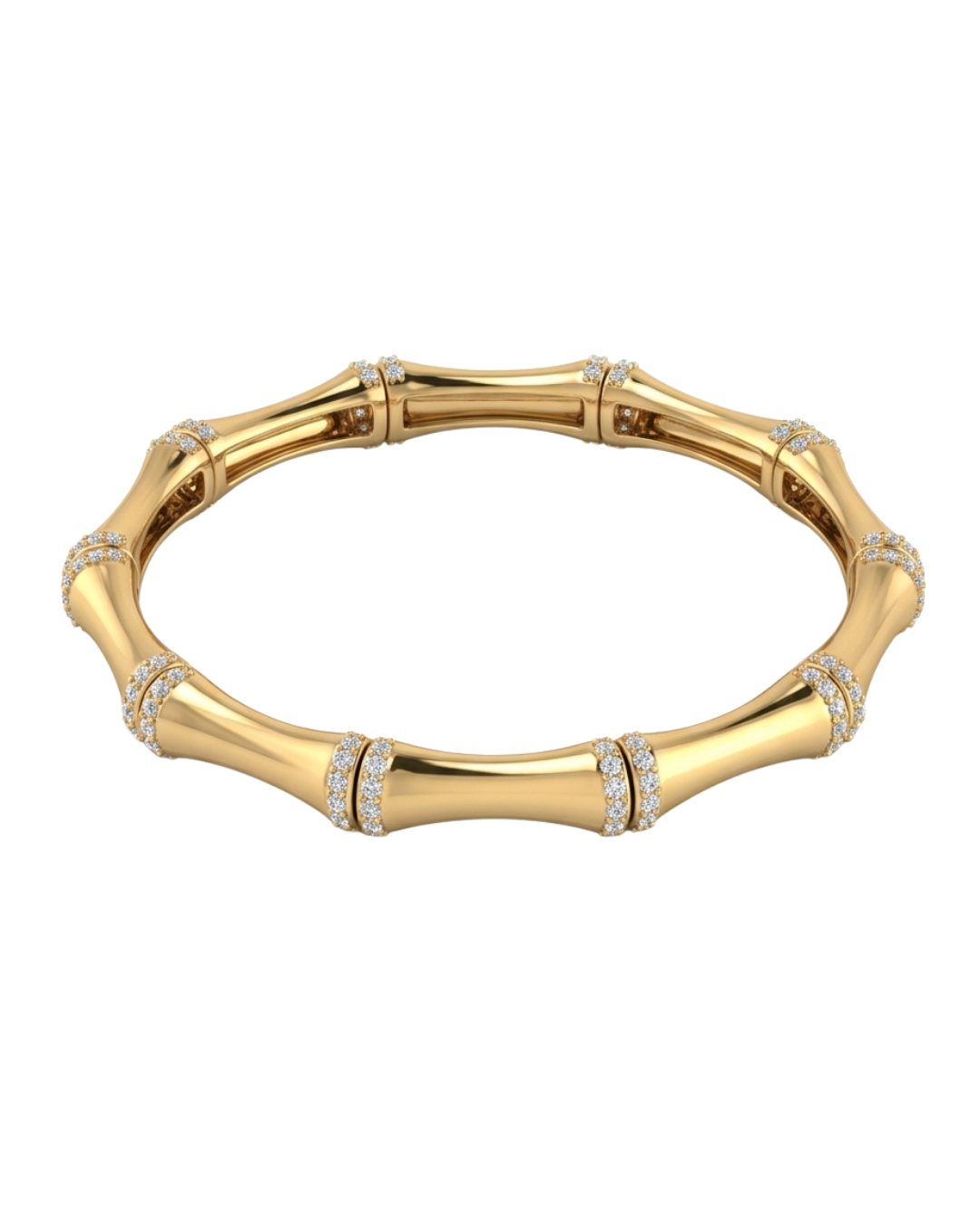 Elegant Rose Wave Bangle Set