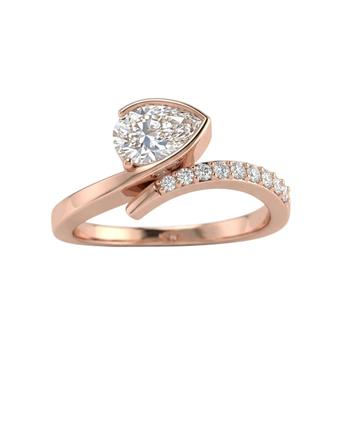 Celestial Tear Diamond Ring