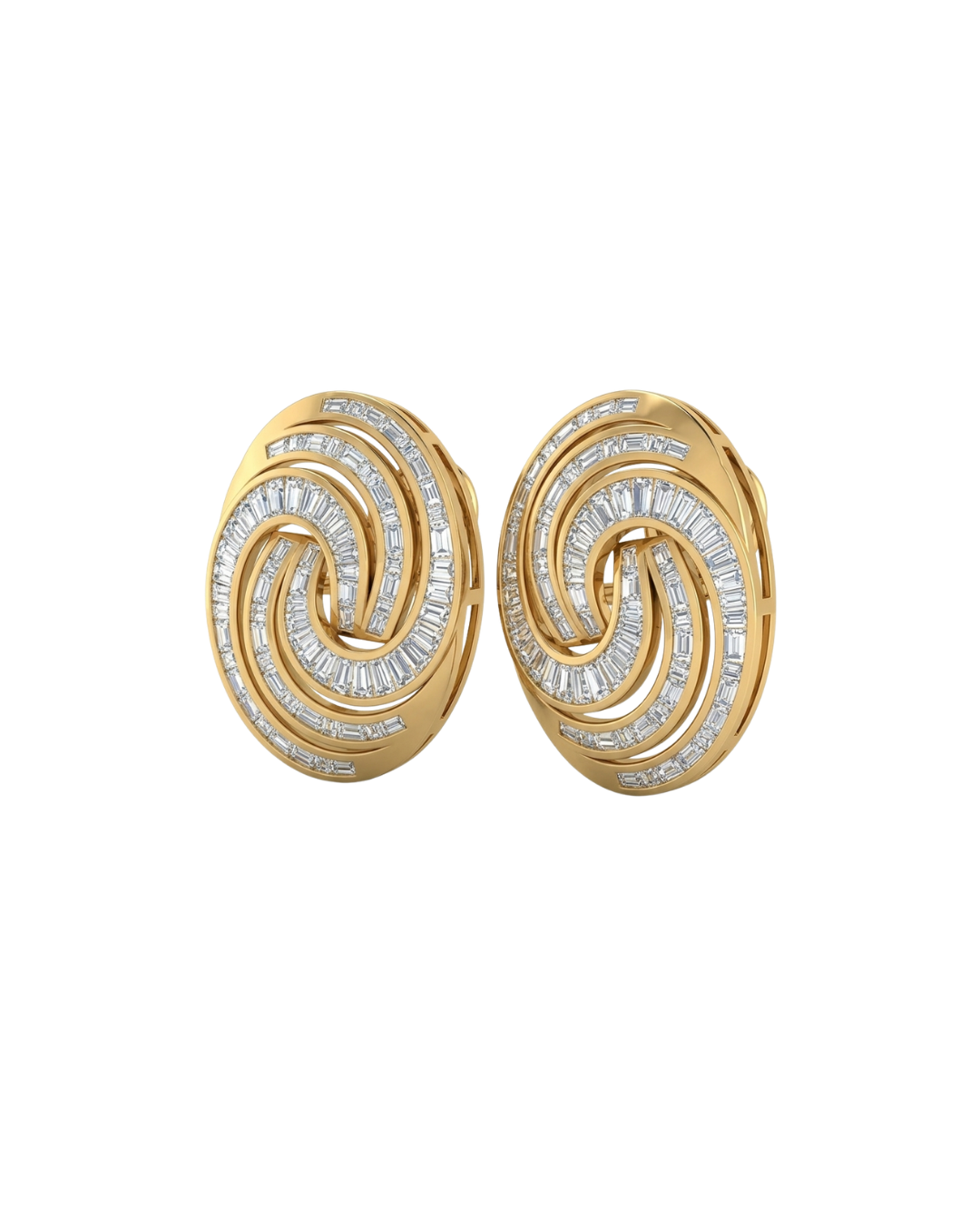 Interwoven Diamond Orbit Studs