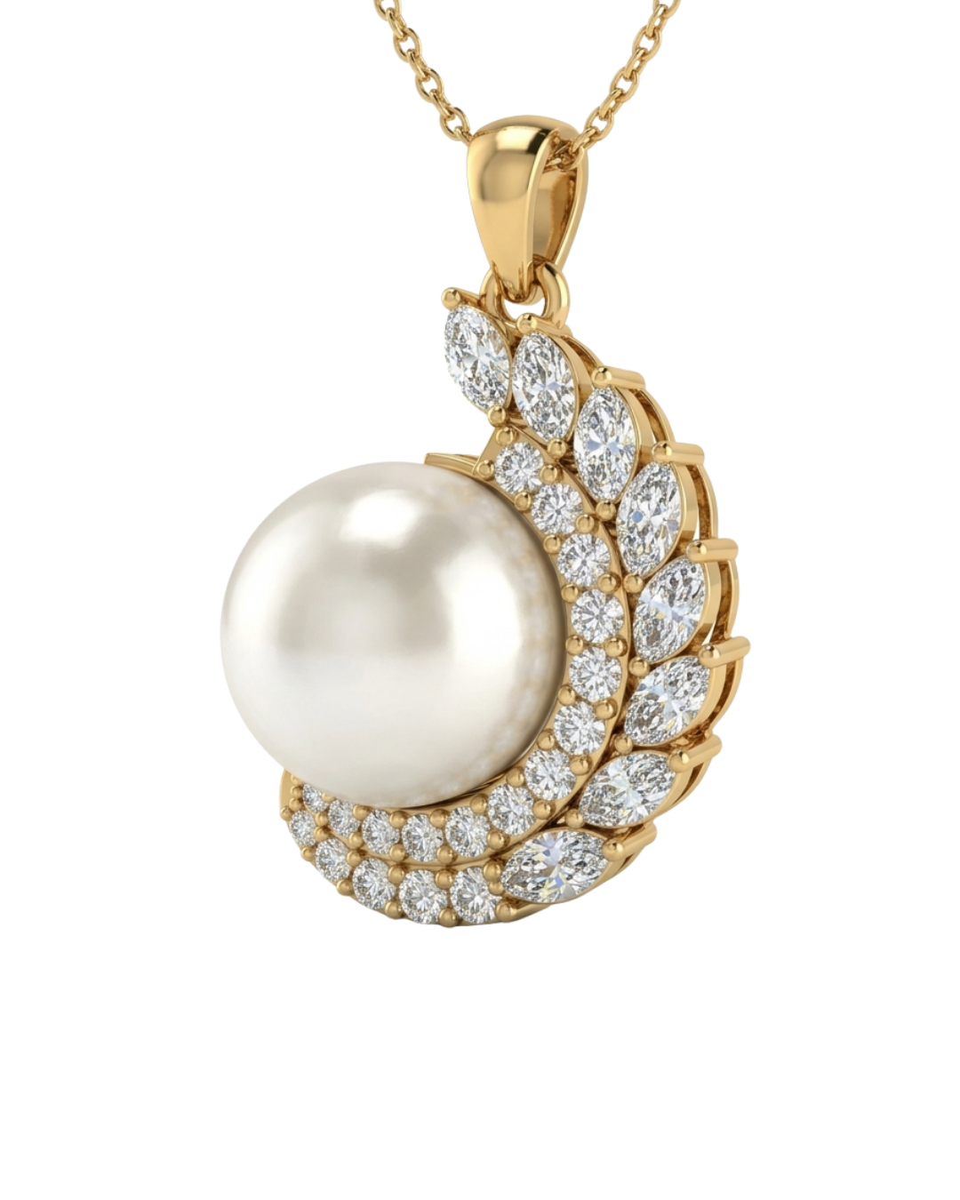 Sparkling Celestial Pearl Pendant