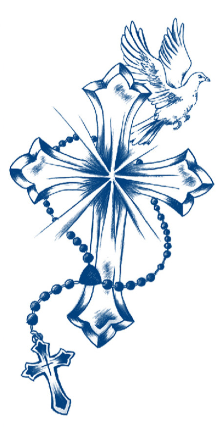 Spiritual Cross With Bird