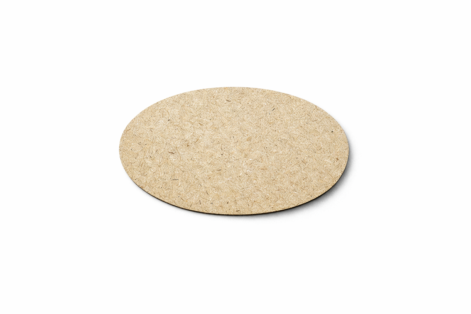 Wooden Oval  MDF Cutout 