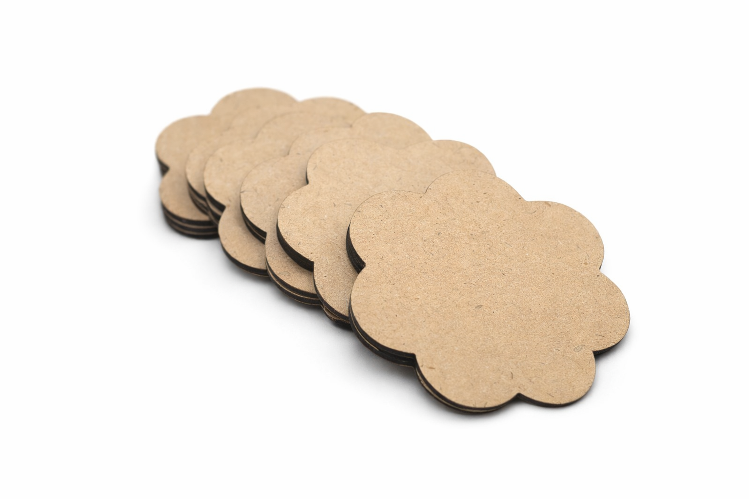 Wooden Flower MDF Cutouts Design-1