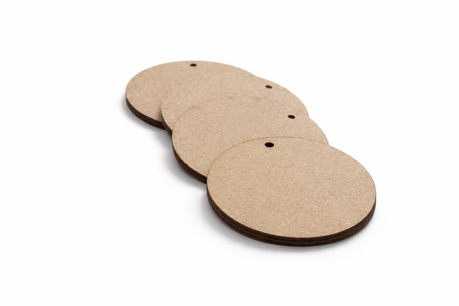 Round MDF Tags