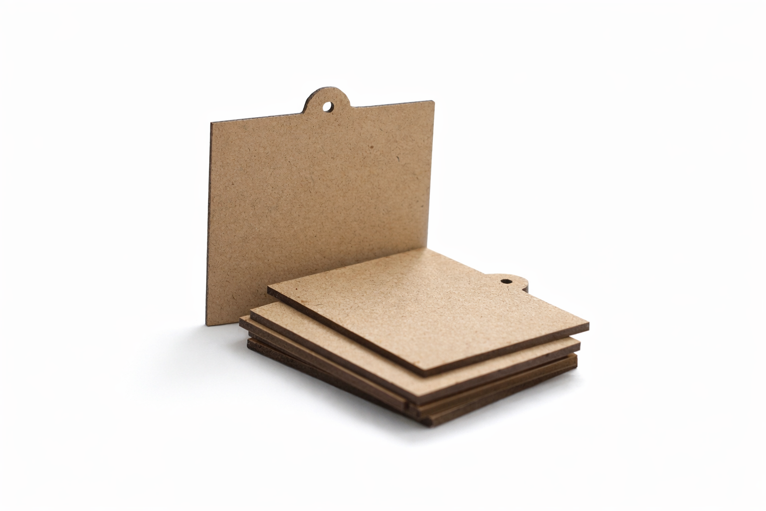 Rectangle Brown Craft Tags