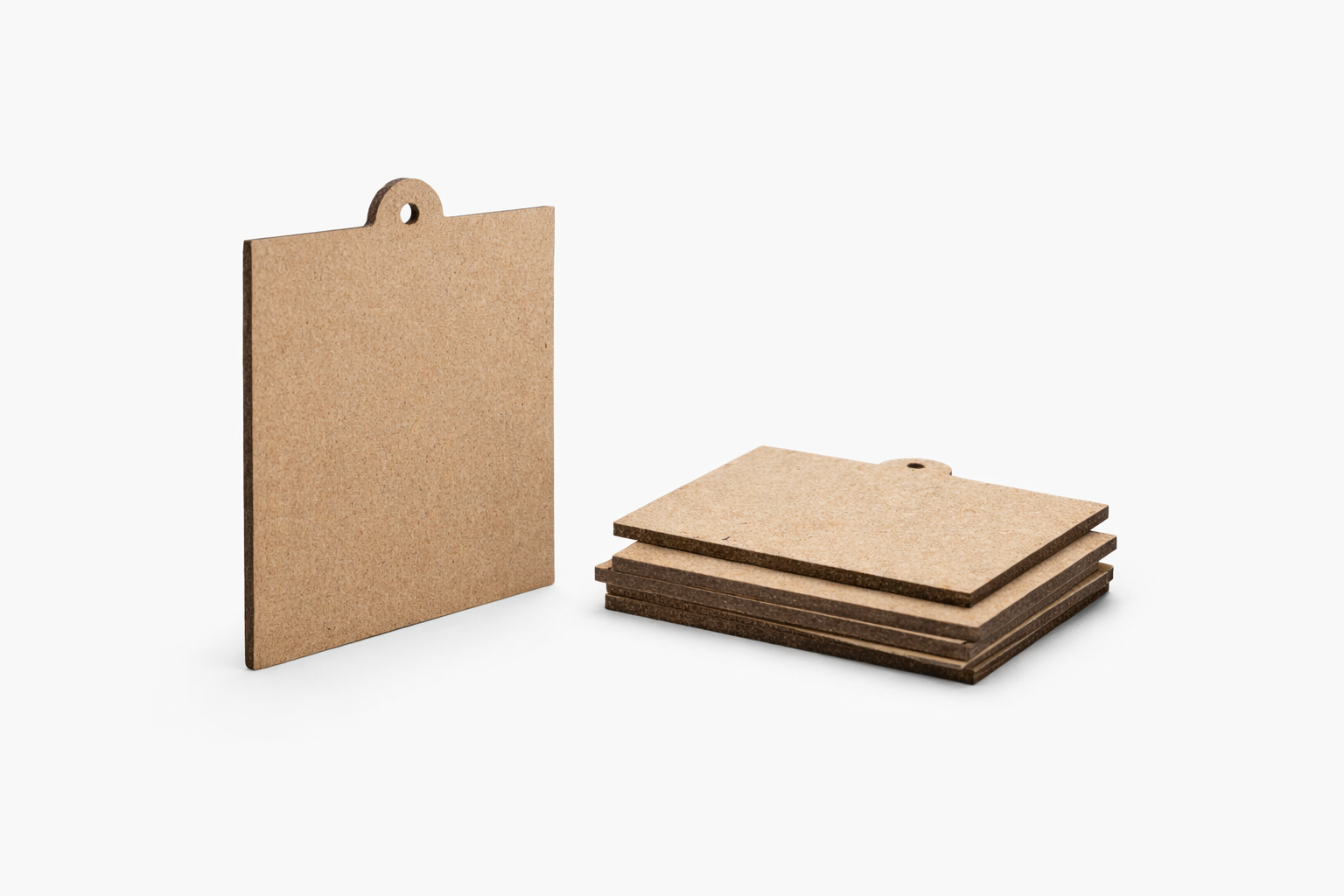 Rectangle Brown Craft Tags