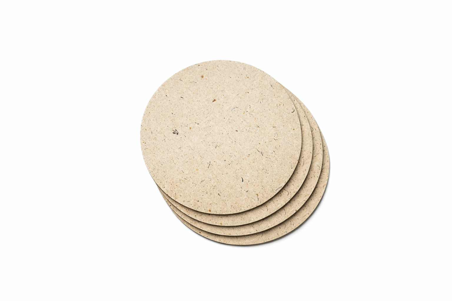 Wooden Round Shaped MDF Cutouts