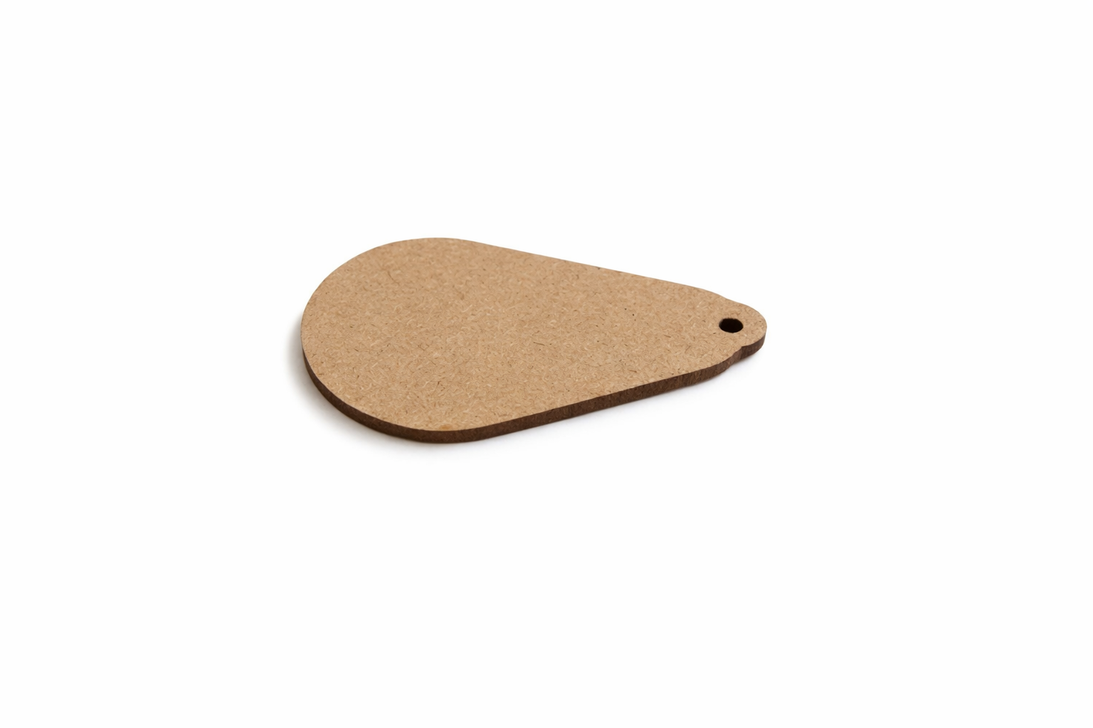 Wooden Teardrop Tag