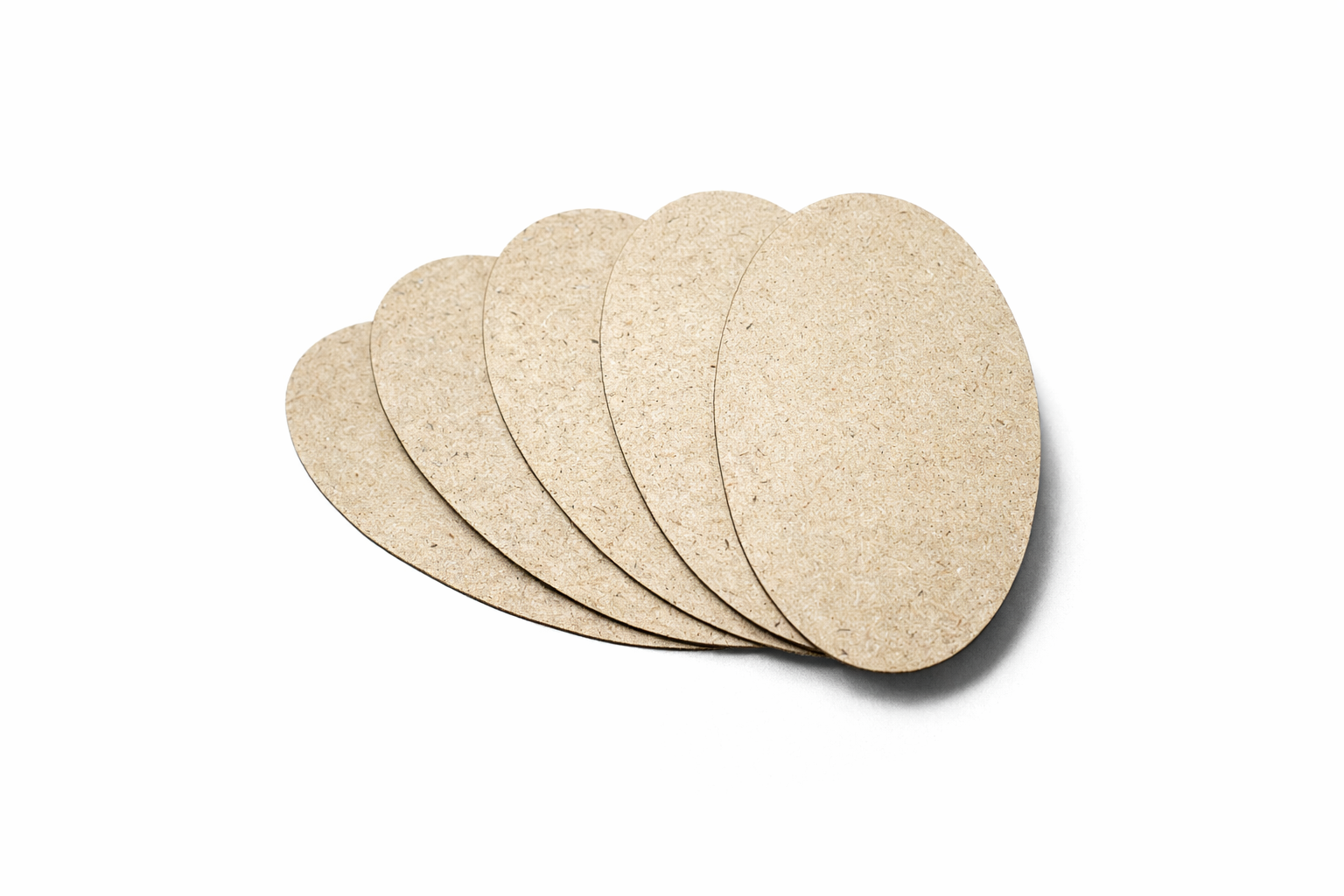 Wooden Oval  MDF Cutout 