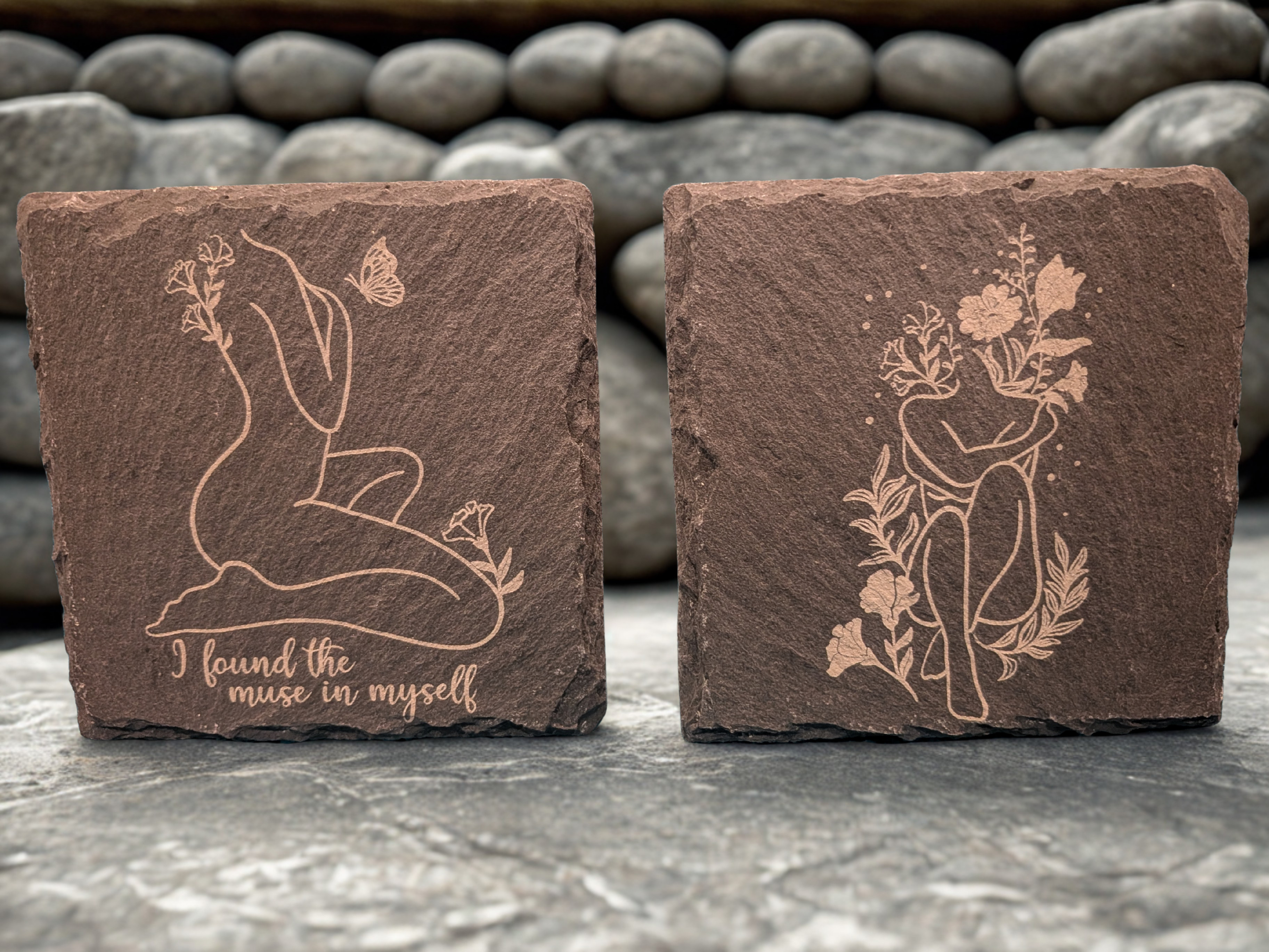 Slate Coasters (Set of 2)