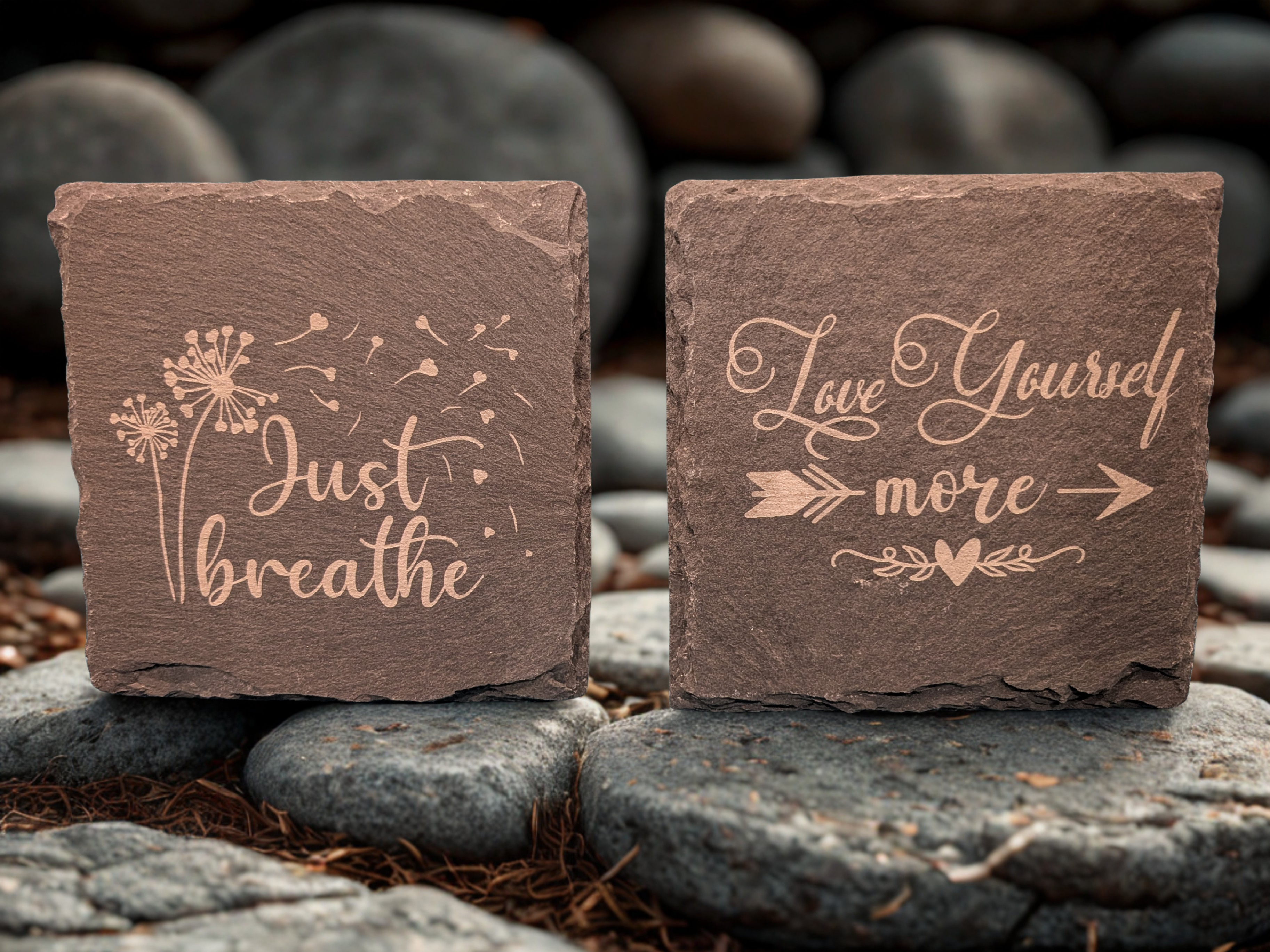 Slate Coasters (Set of 2)