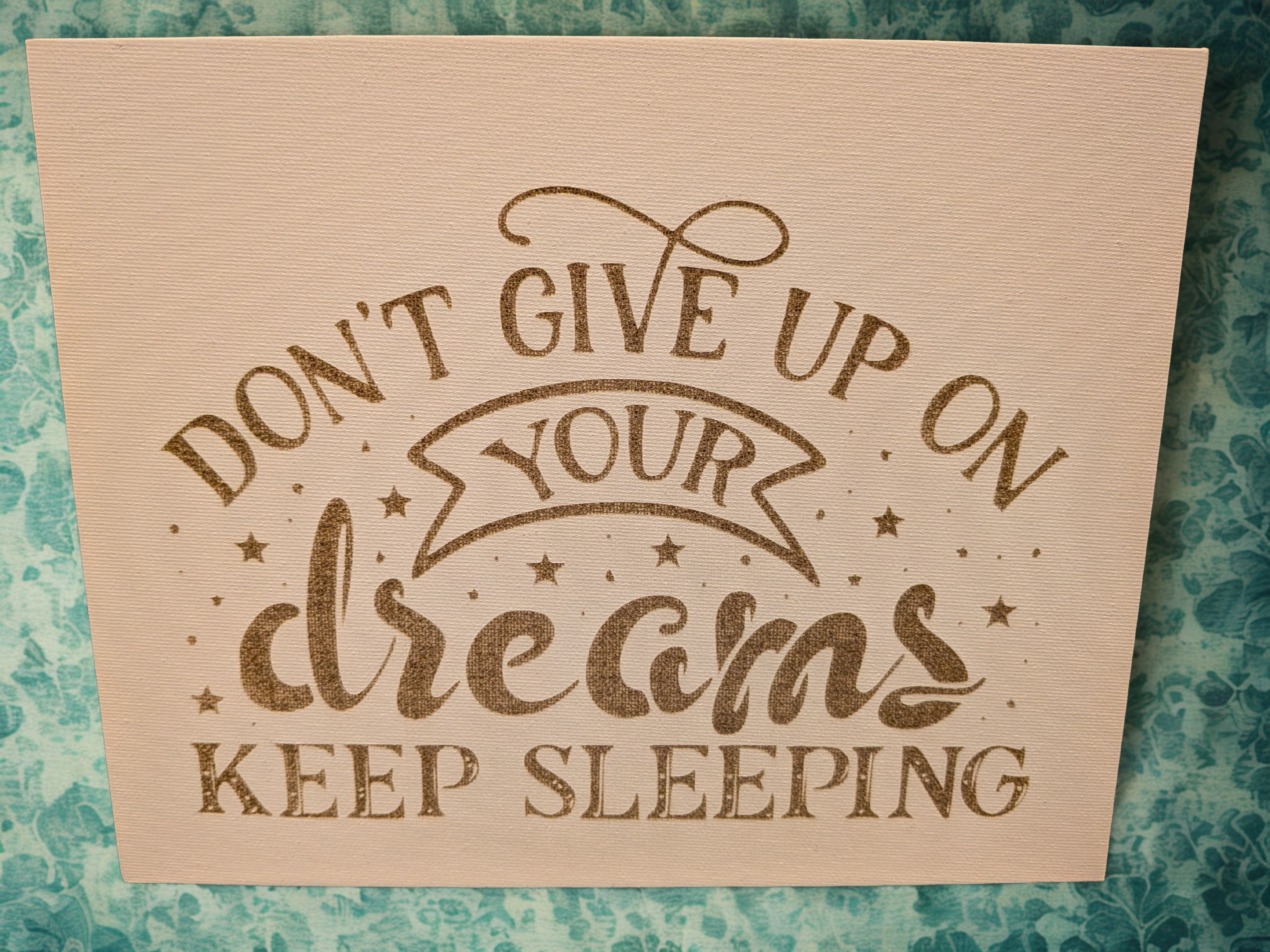 Dreams Inspirational Wall Art