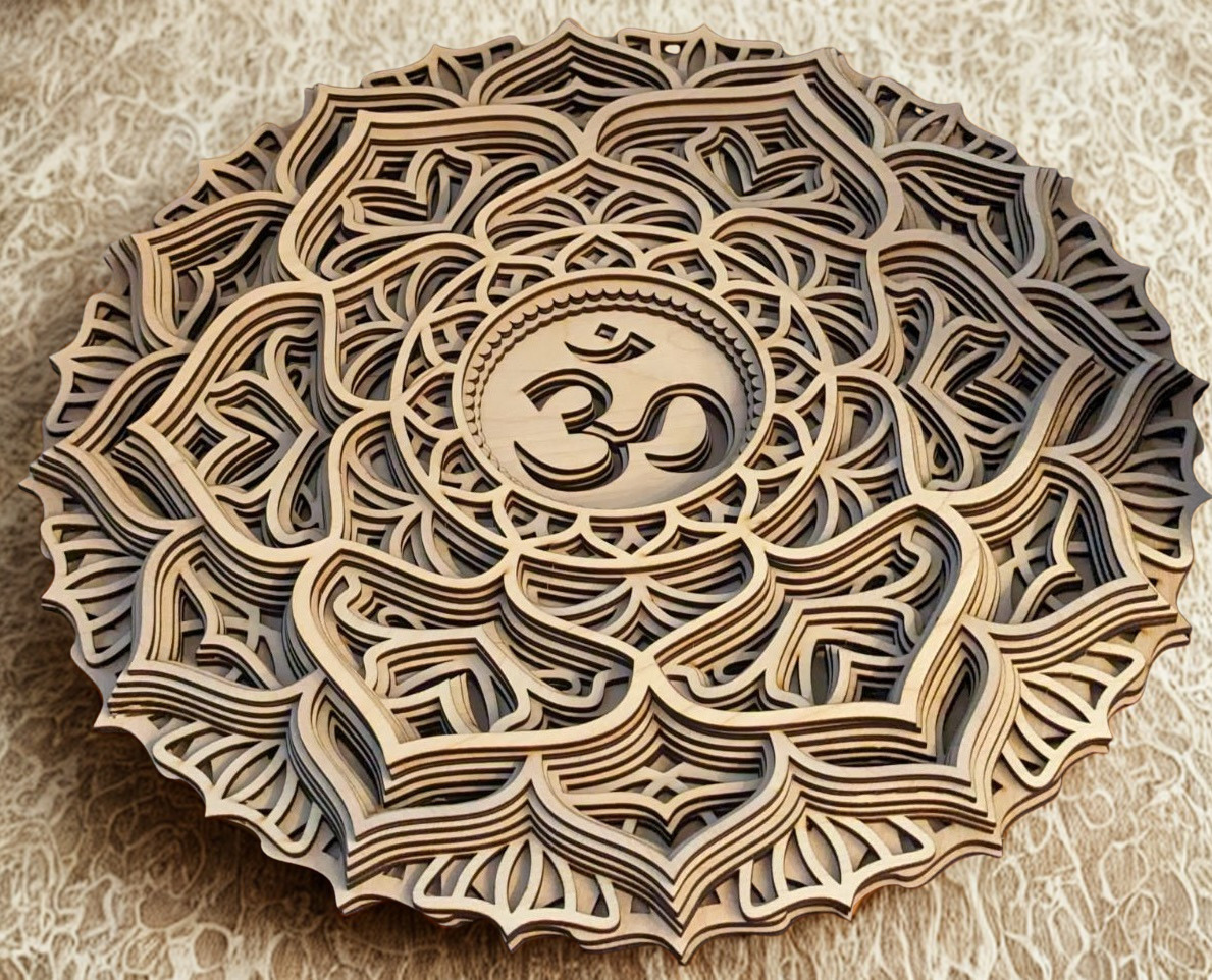 Om Mandala Wall Art
