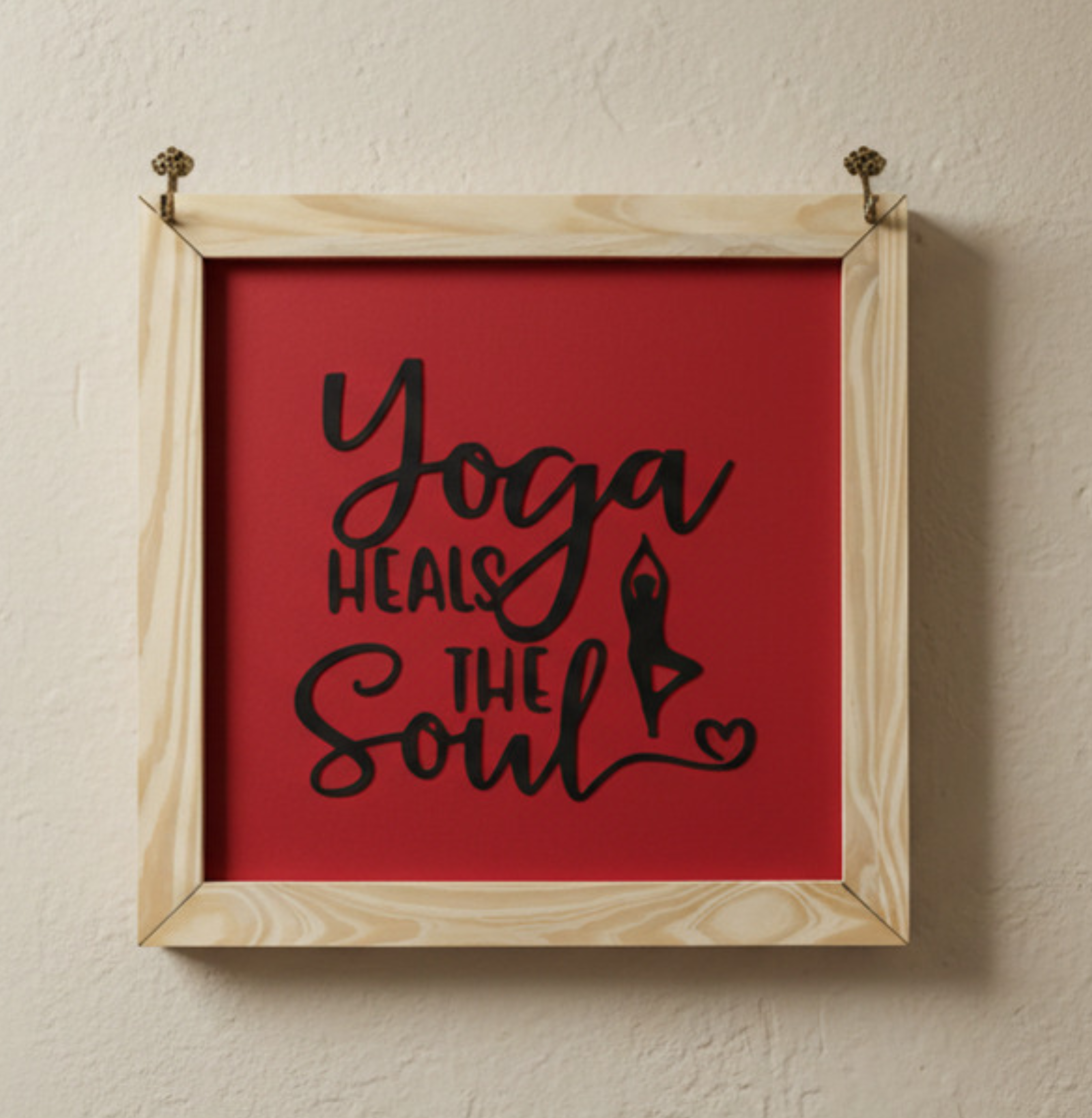 Yoga Heals the Soul Wall Art