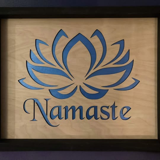 Namaste Lotus Wall Art