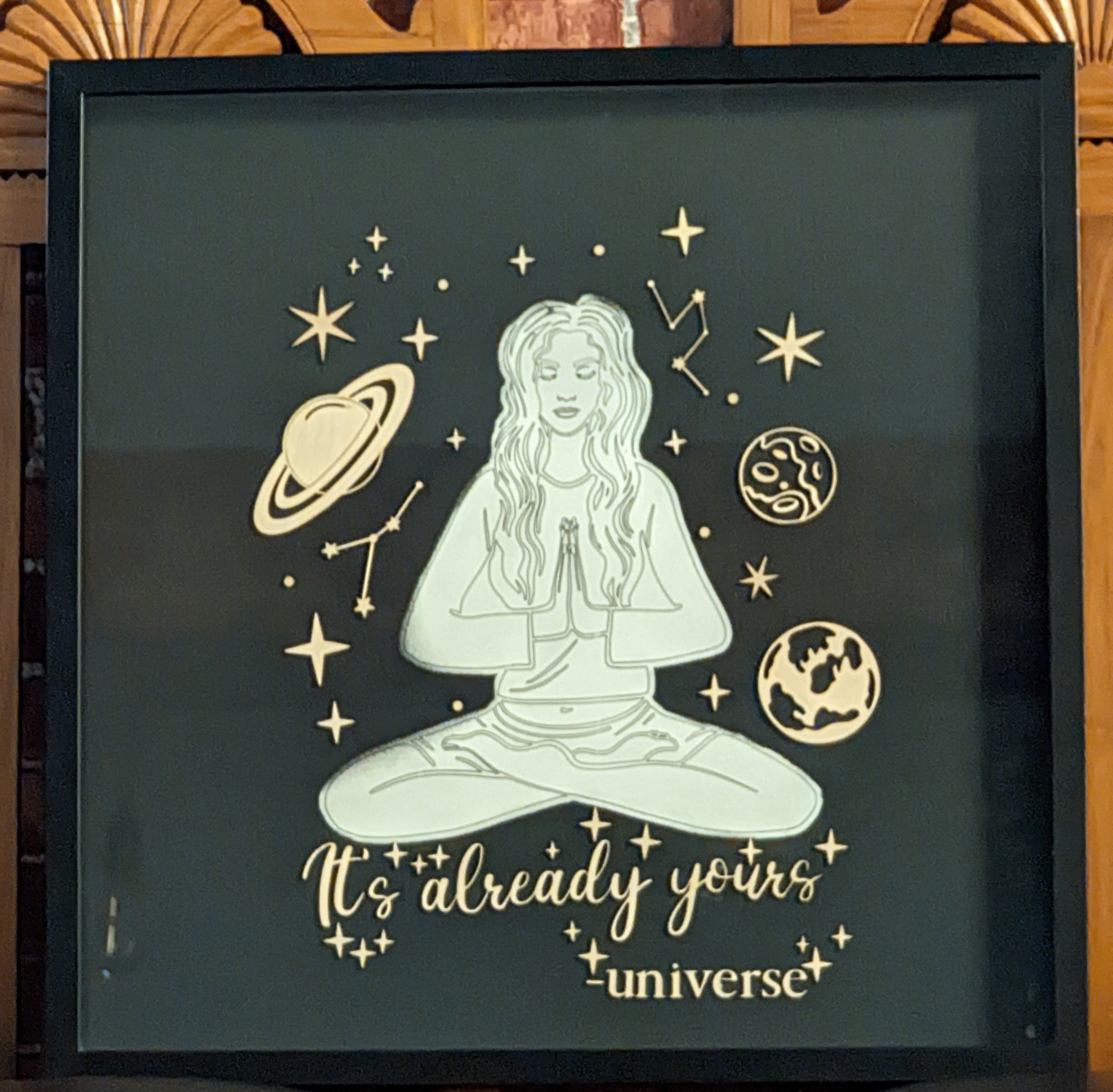 Meditation Universe Wall Art