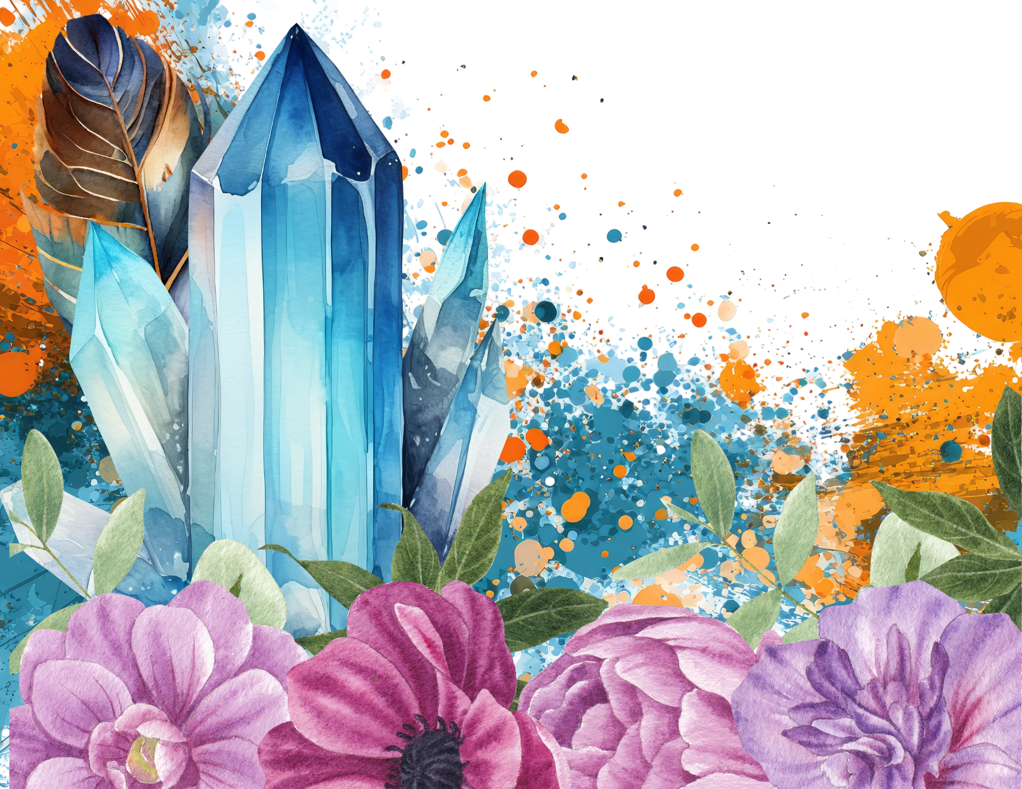 Healing Crystal Garden Digi Kit