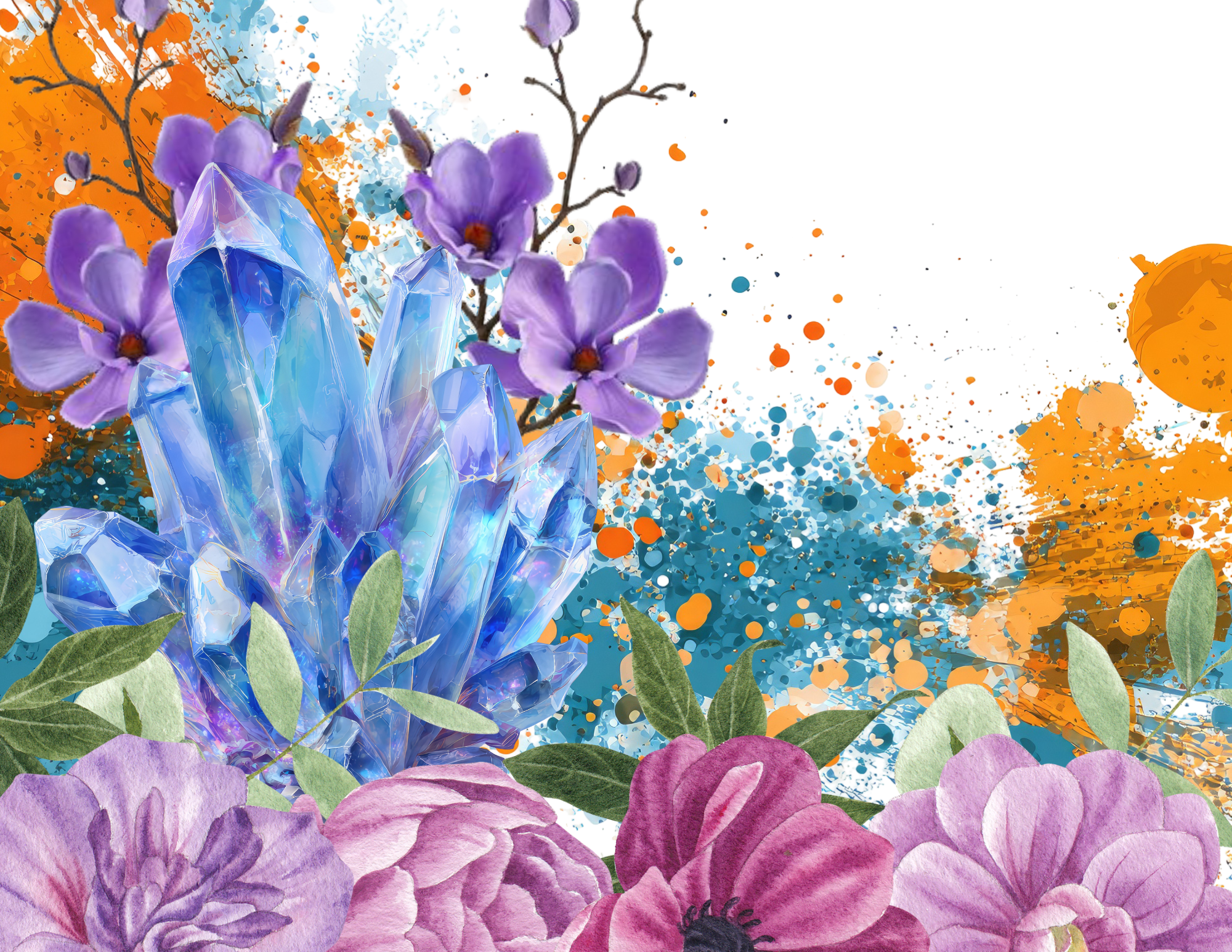 Healing Crystal Garden Digi Kit