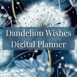 Dandelion Wishes Printable Planner Pages