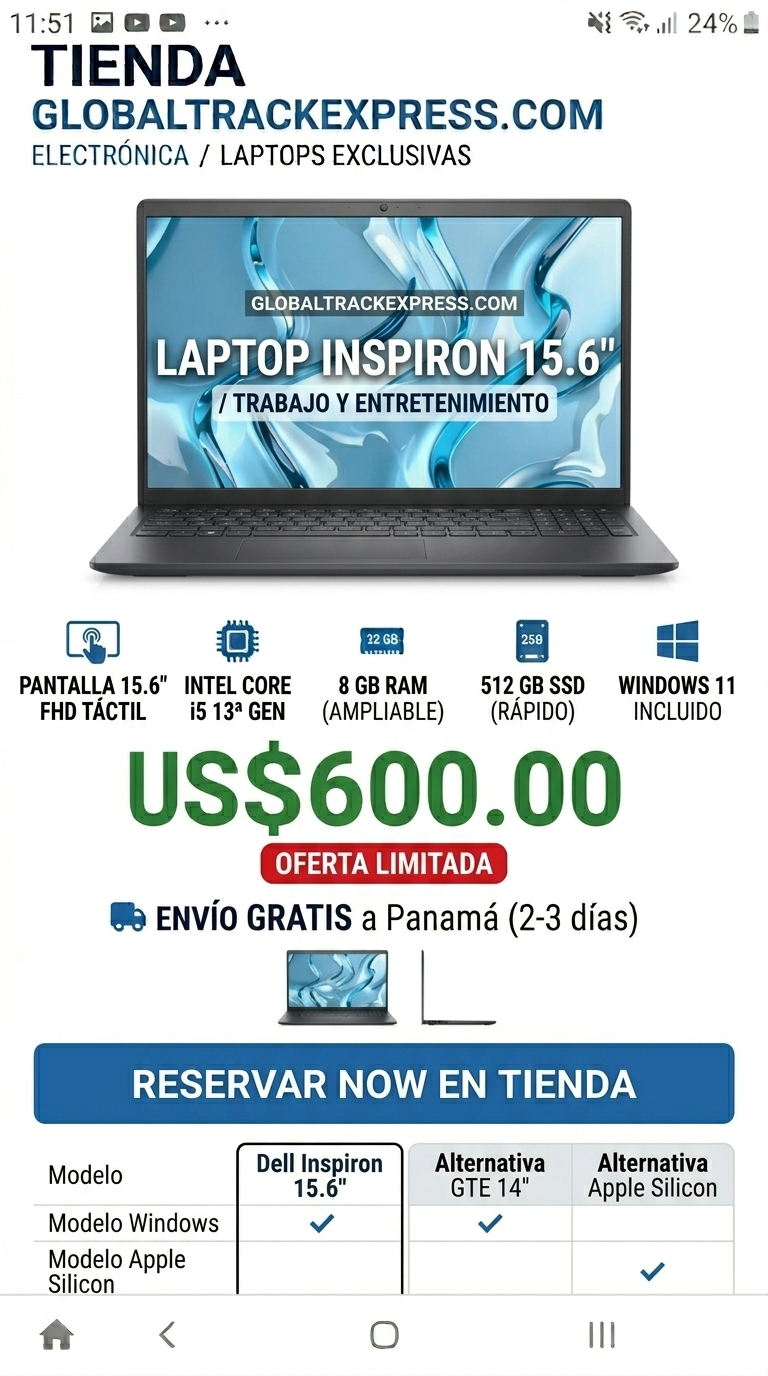 Dell Inspiron 15.6" Laptop