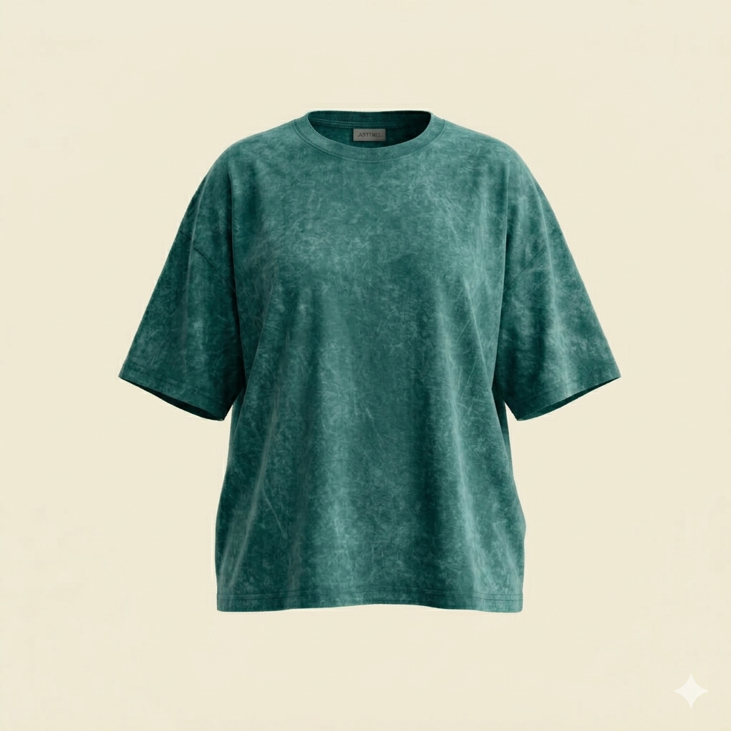 Camiseta Oversize Acid Wash