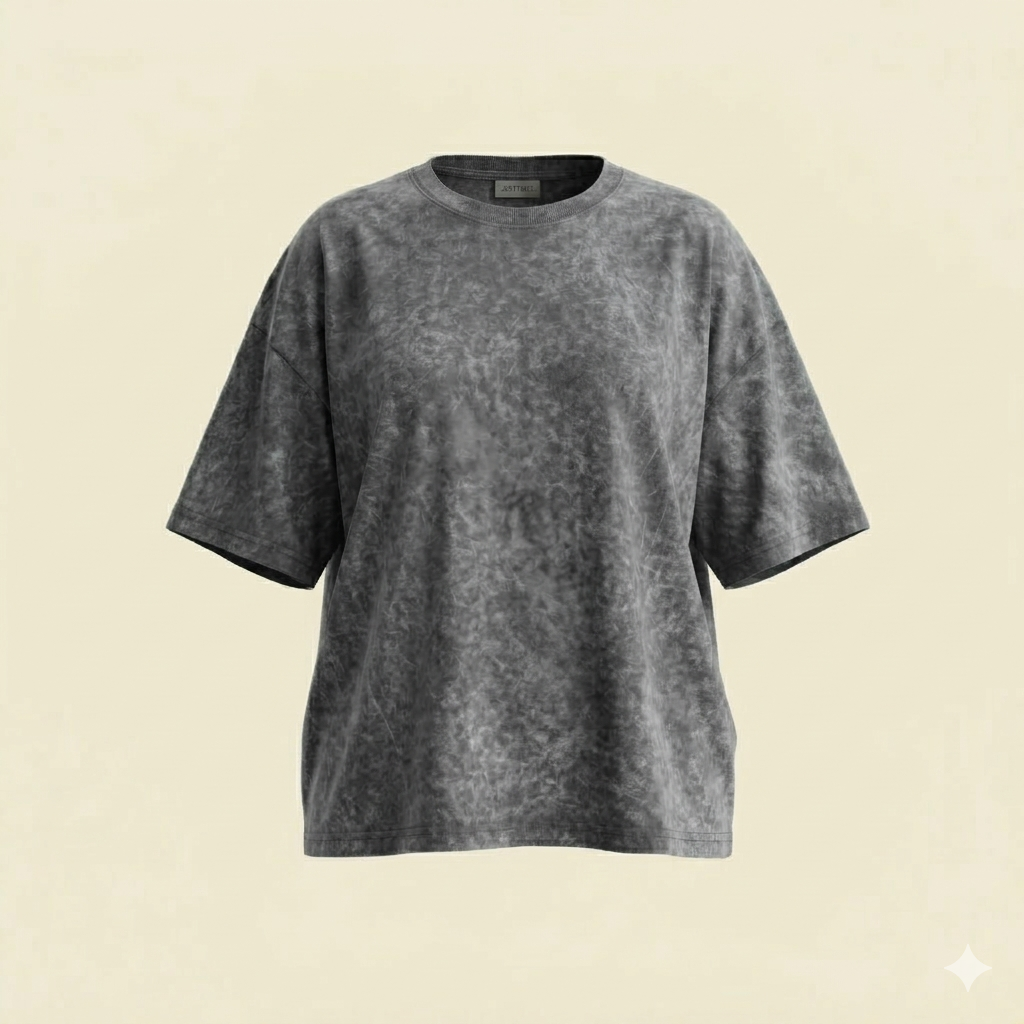 Camiseta Oversize Acid Wash