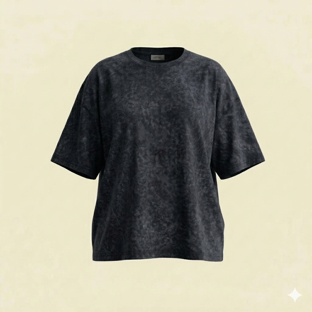 Camiseta Oversize Acid Wash