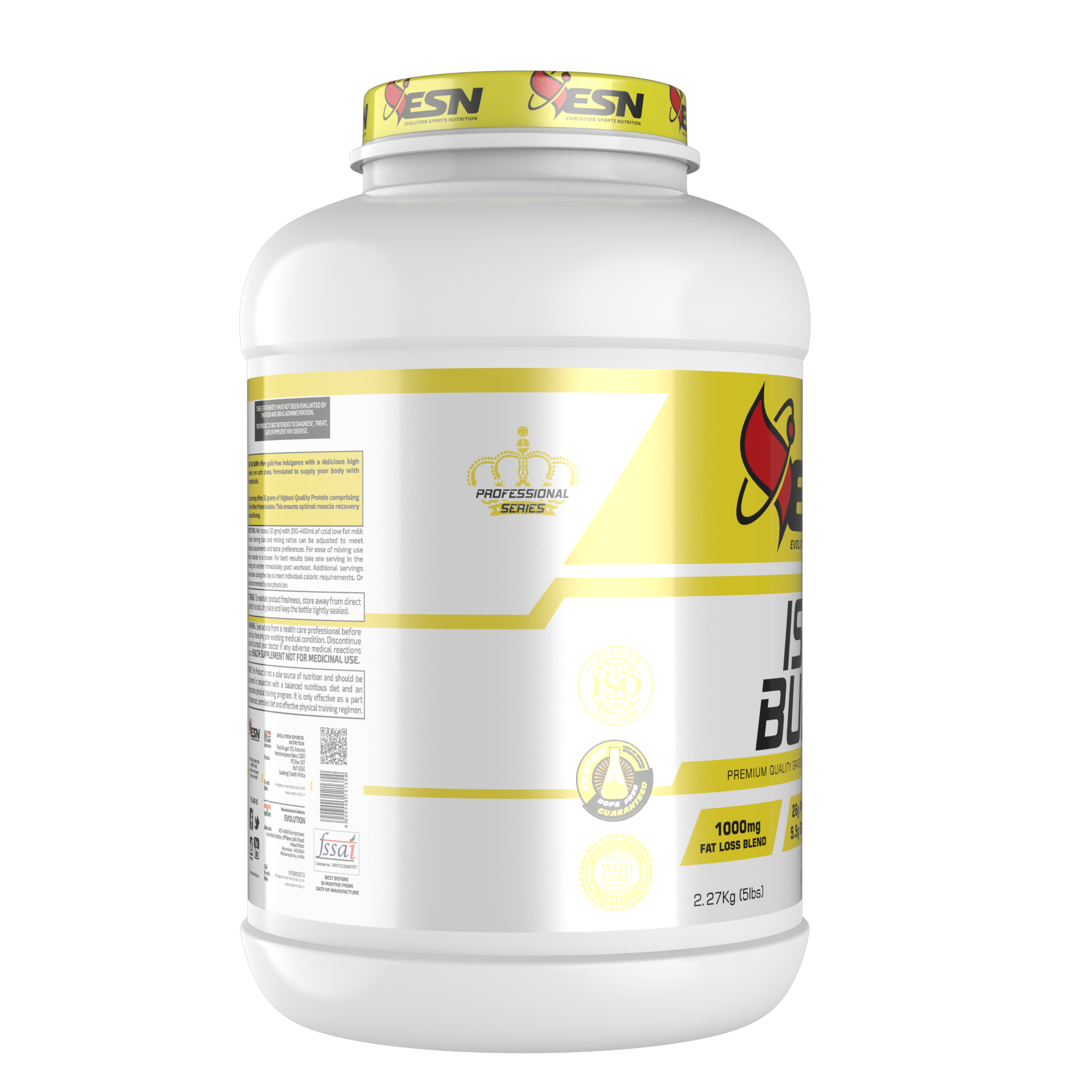 ESN ISO BURN – Whey Isolate for Fat Loss & Lean Muscle