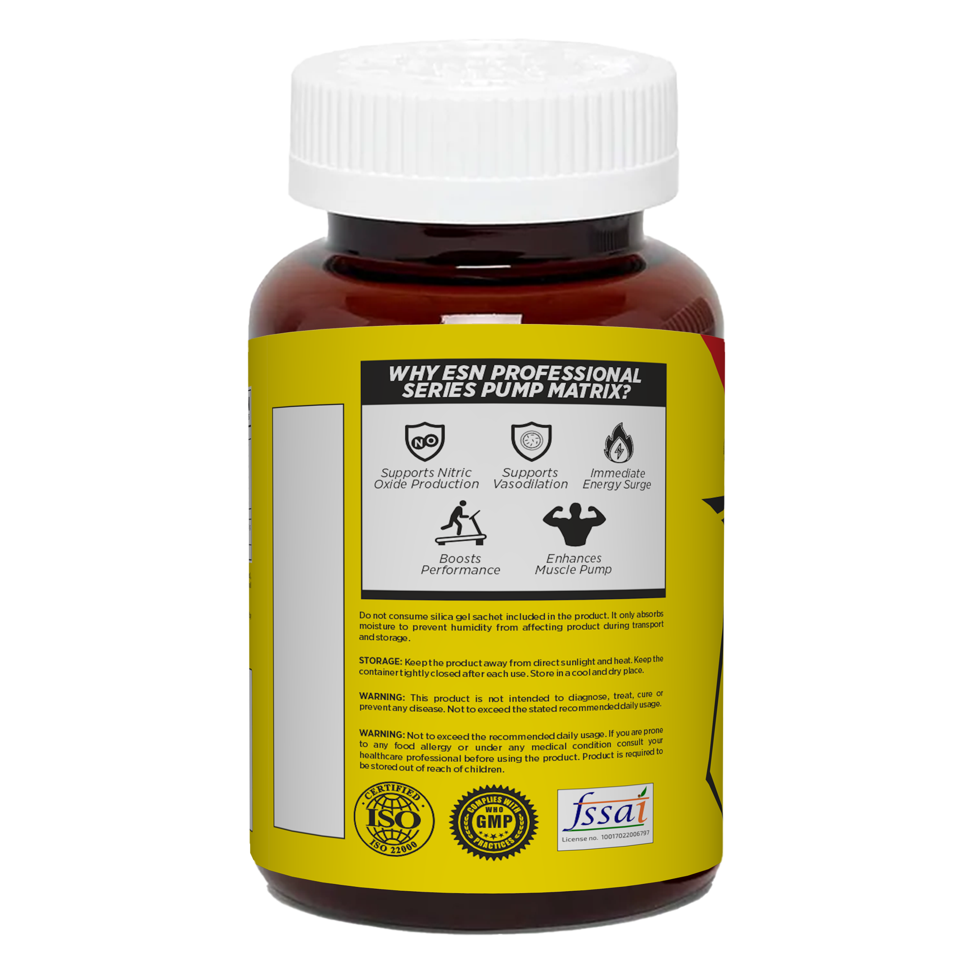 ESN Professional Series Pump Matrix – 140 Vegetarian Capsules