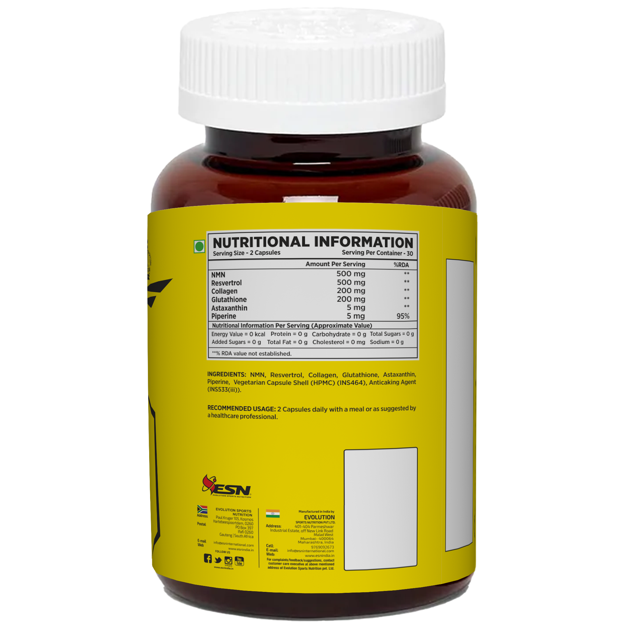 ESN Professional Series Ageless (Turn Back The Ageing Clock) - 60 Veg Caps