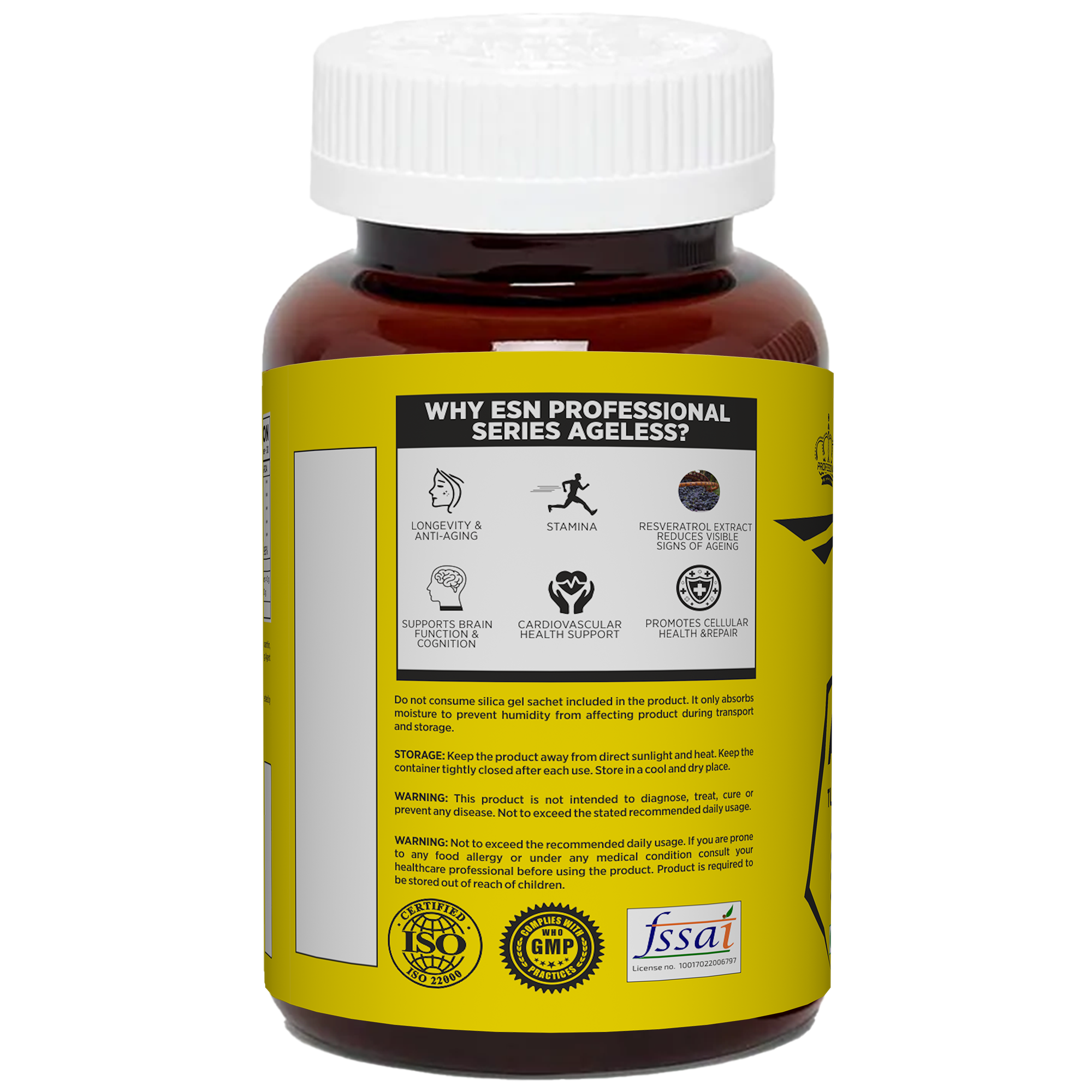 ESN Professional Series Ageless (Turn Back The Ageing Clock) - 60 Veg Caps