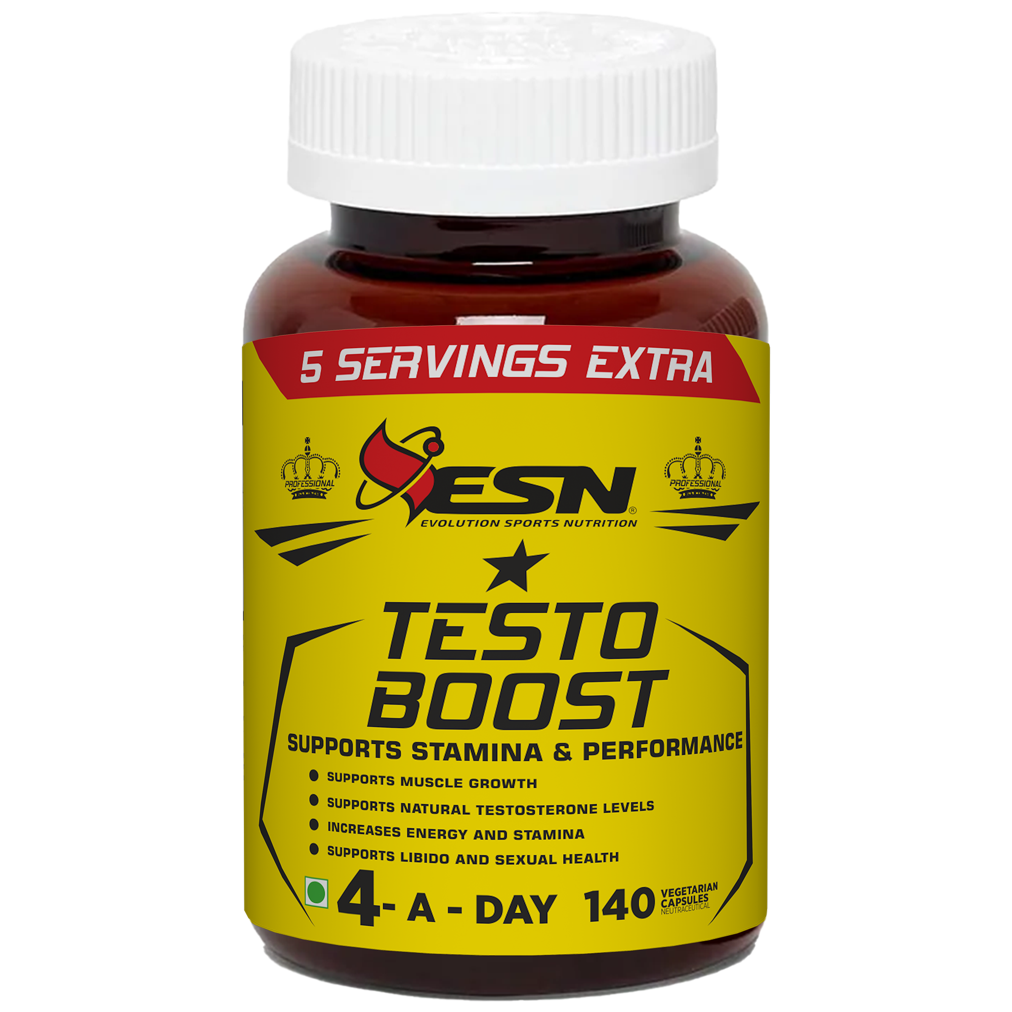 ESN Professional Series Testo Boost – 140 Vegetarian Capsules