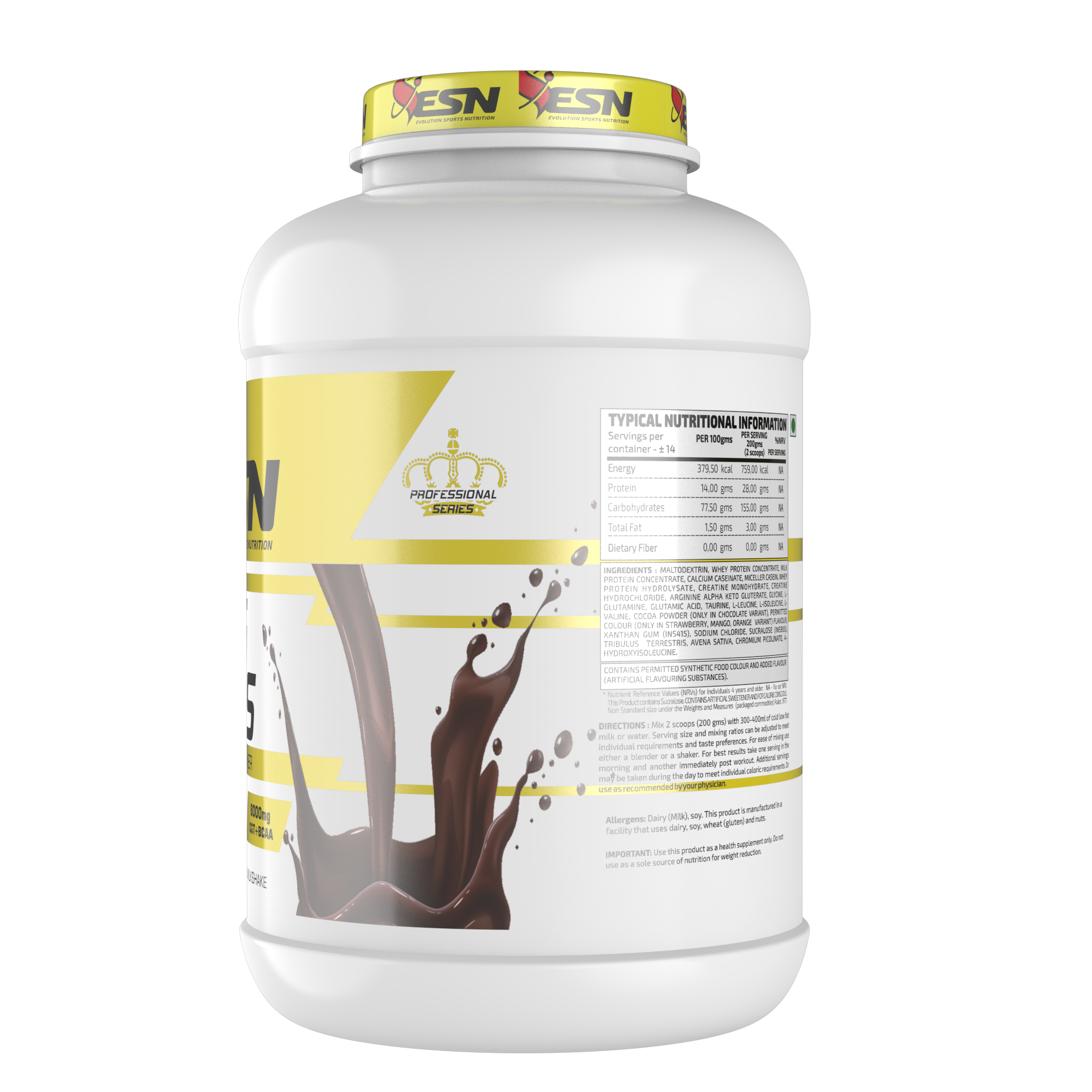 ESN Professional Series Big Gains Heavy Duty Mass Gainer